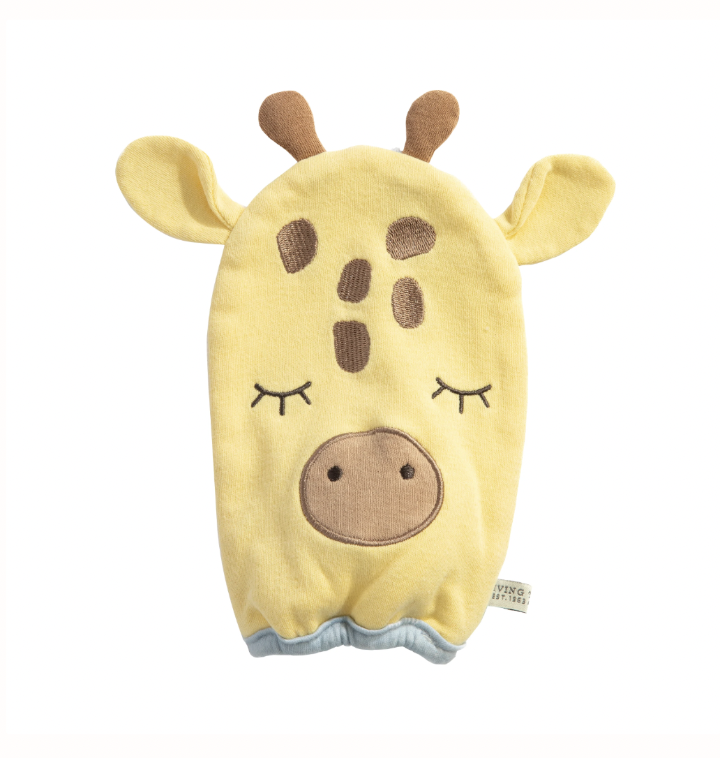 Organic Bath Mitt - Wild Safari/Giraffe