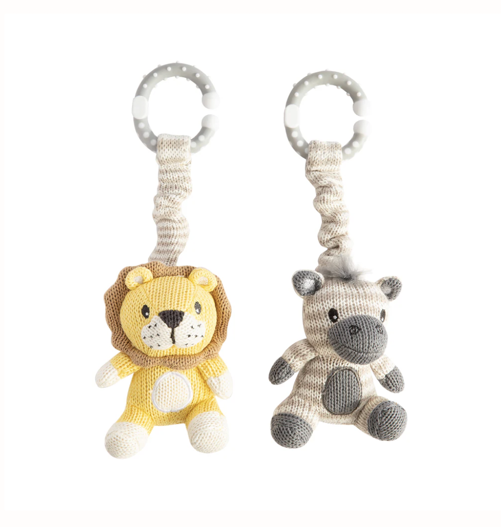 Zebra & Lion - Pram / Playgym Toys