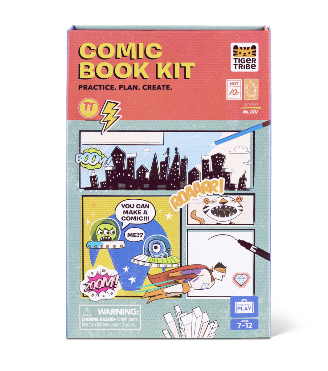 Tiger Tribe Comic Book Kit - Practice. Plan. Create