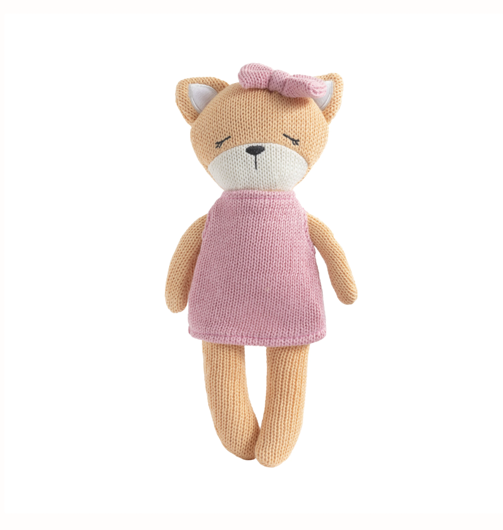 Frankie the Fox Knitted Toy