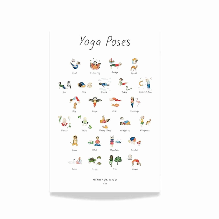 Yoga Poses Print