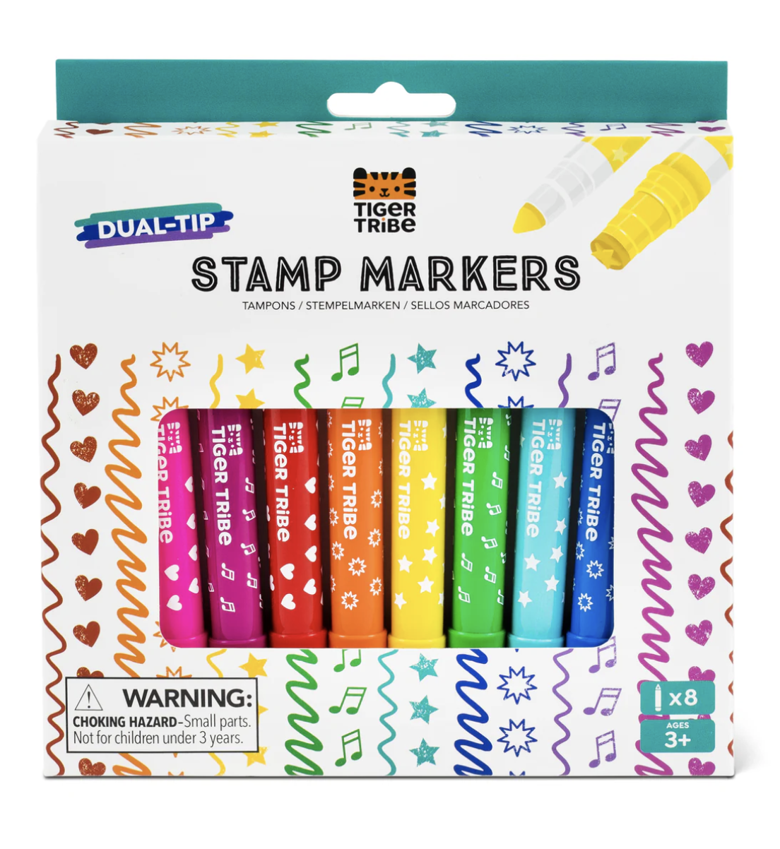 Tiger Tribe Dual-Tip Stamp Markers
