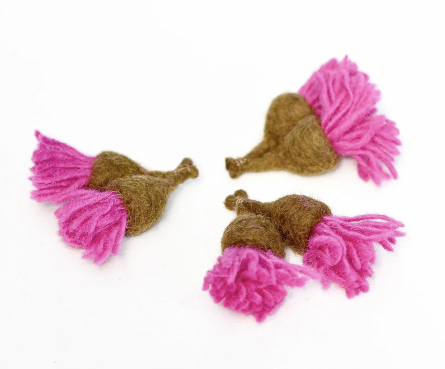 Tara Treasures - Felt Gum Blossoms, Set of 3