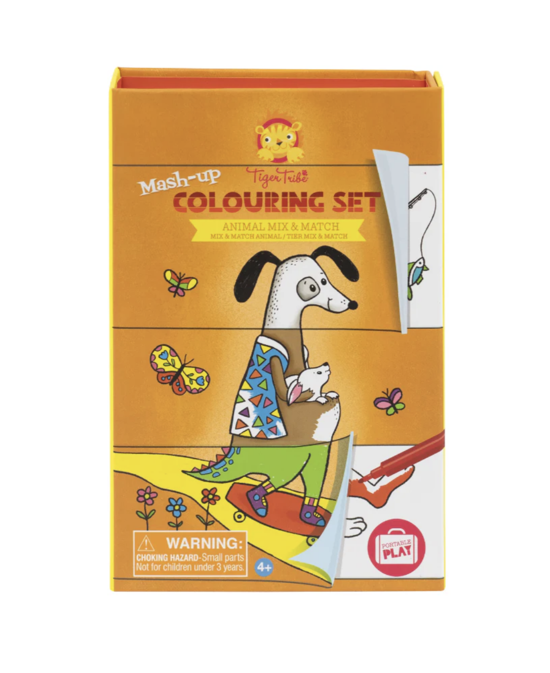 Tiger Tribe Mash Up Colouring Set - Animal Mix Up