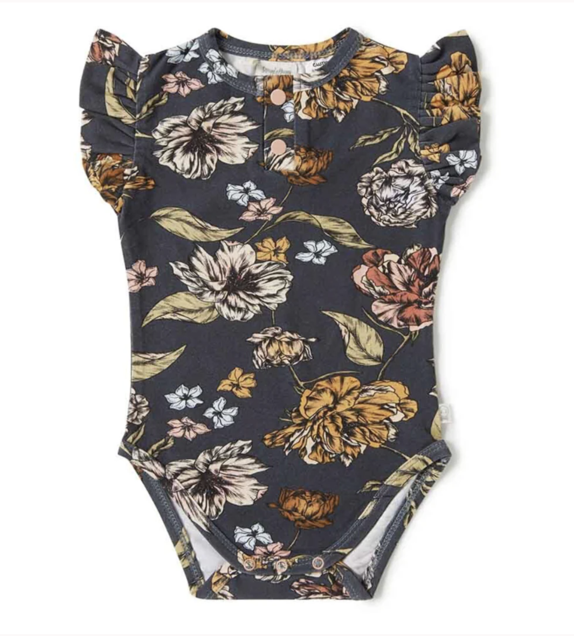 Belle Short Sleeve Organic Bodysuit