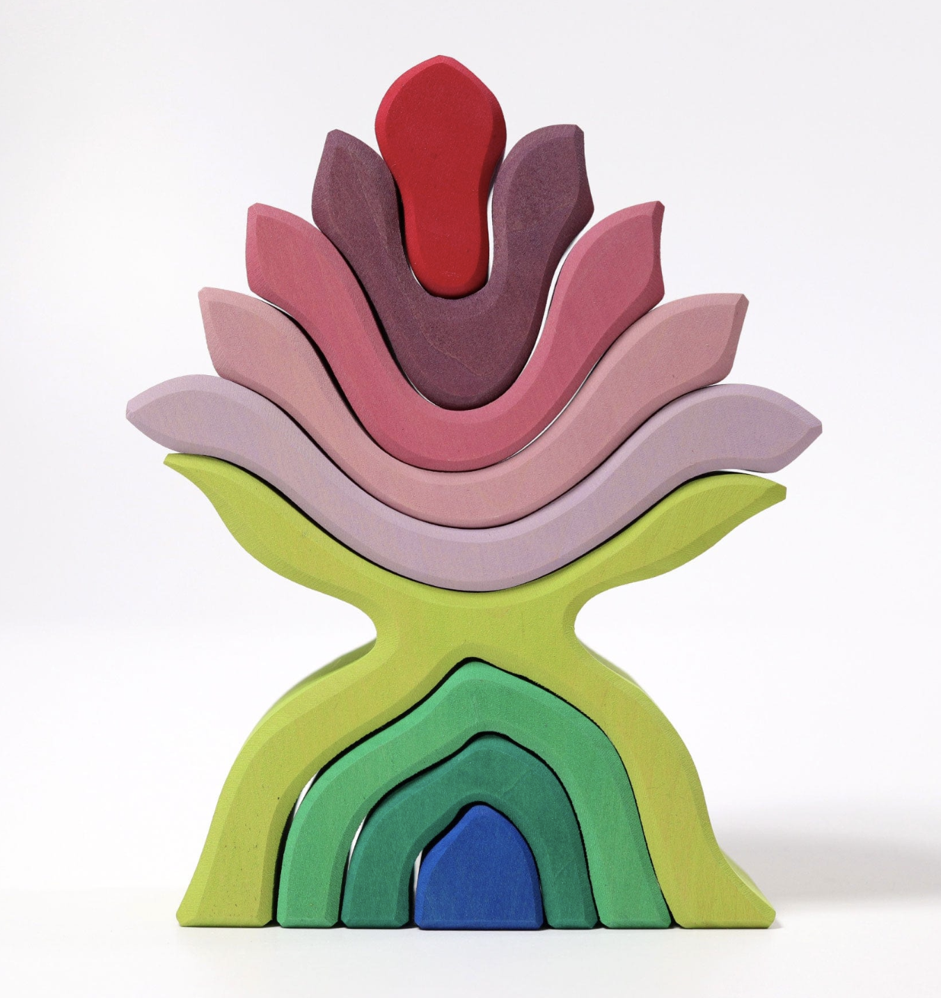 Grimm's Wooden Stacking Flower