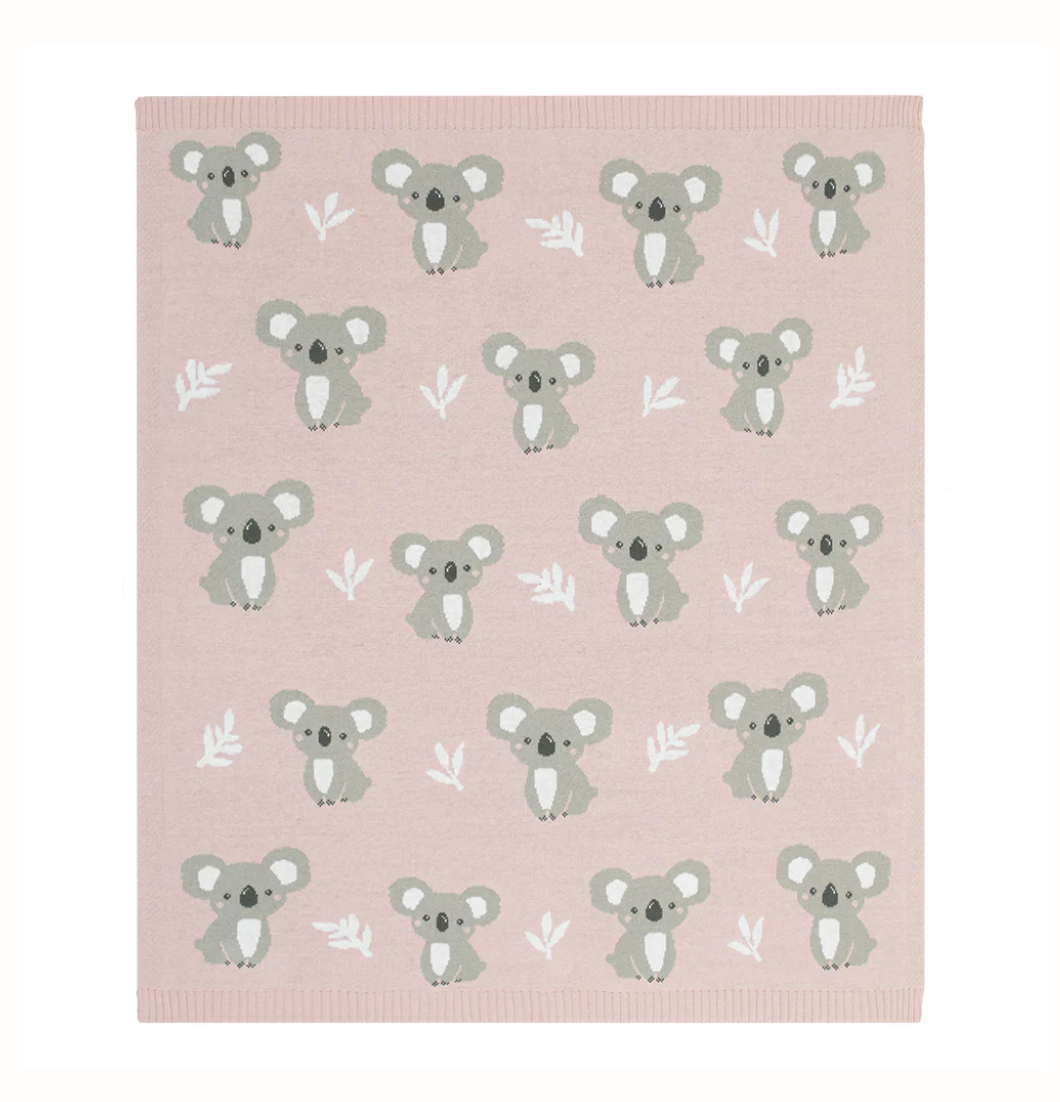 Living Textiles Australiana Baby Blanket - Koala