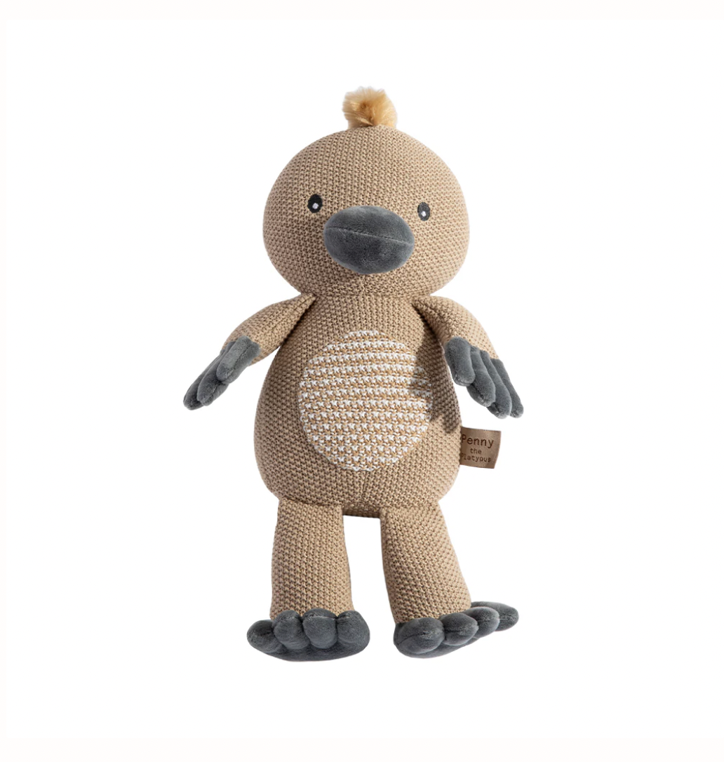 Penny the Platypus Knitted Toy
