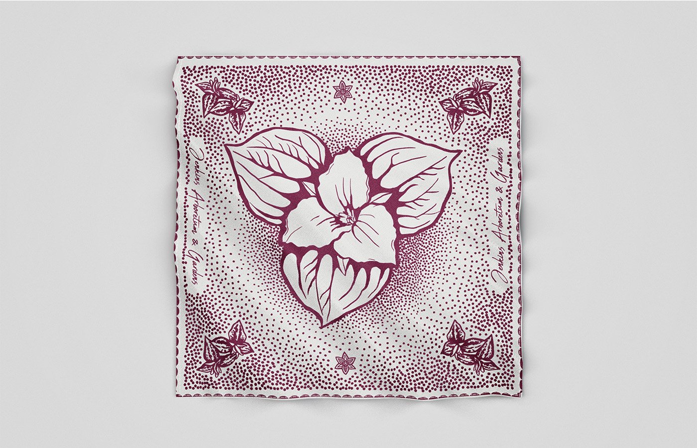 Bandana design for Jenkins Arboretum & Gardens