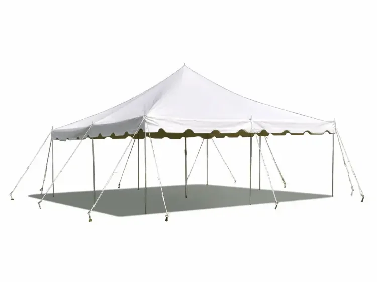20x20 Pole Tent (White Top)