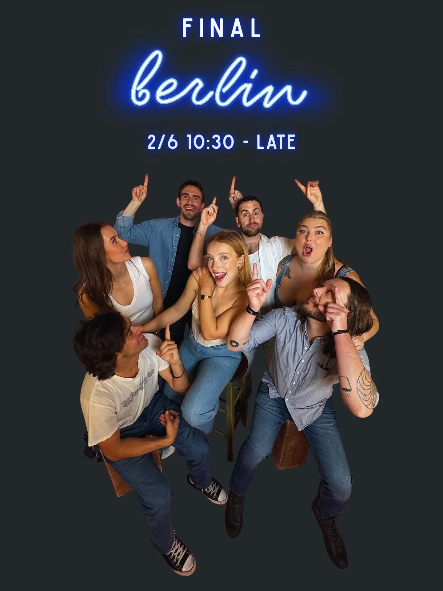 TONIGHT is the last night of our month-long residency at @berlin.undernyc 

We&rsquo;re sad it&rsquo;s coming to an end, but we&rsquo;re going out with a bang 💥

$5 Candy Shots (last chance)
Come vote for the final song!
It&rsquo;s gonna be one big 