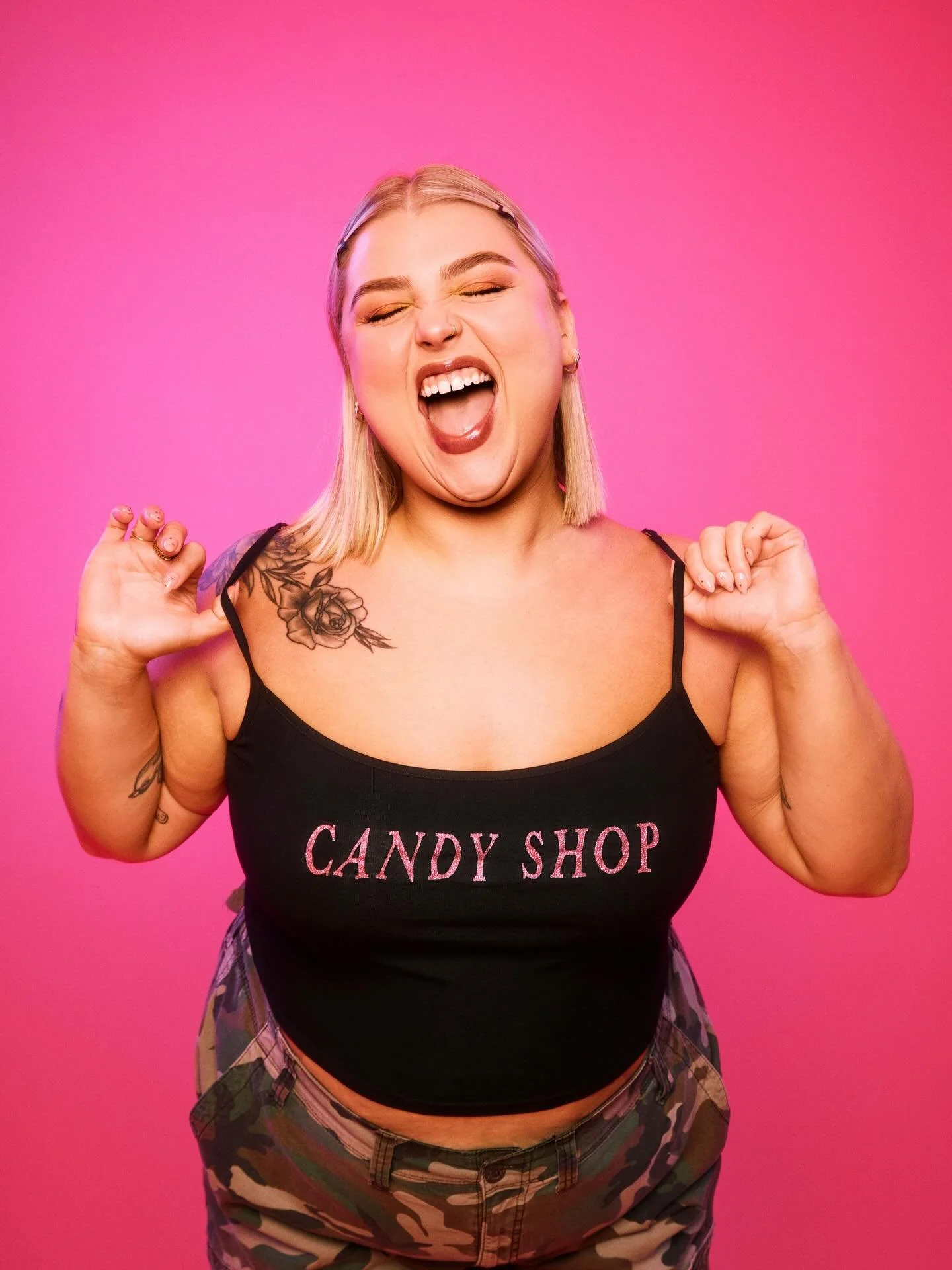 🚨 MERCH ALERT 🚨 

Have you been dreaming about wearing your very own Candy Shop glitter tank???

Dreams really do come true.

Our custom glitter tanks are now available for purchase!!

Come snag one:
- Tomorrow @talkhousebar 
- Saturday @ulyssesnyc