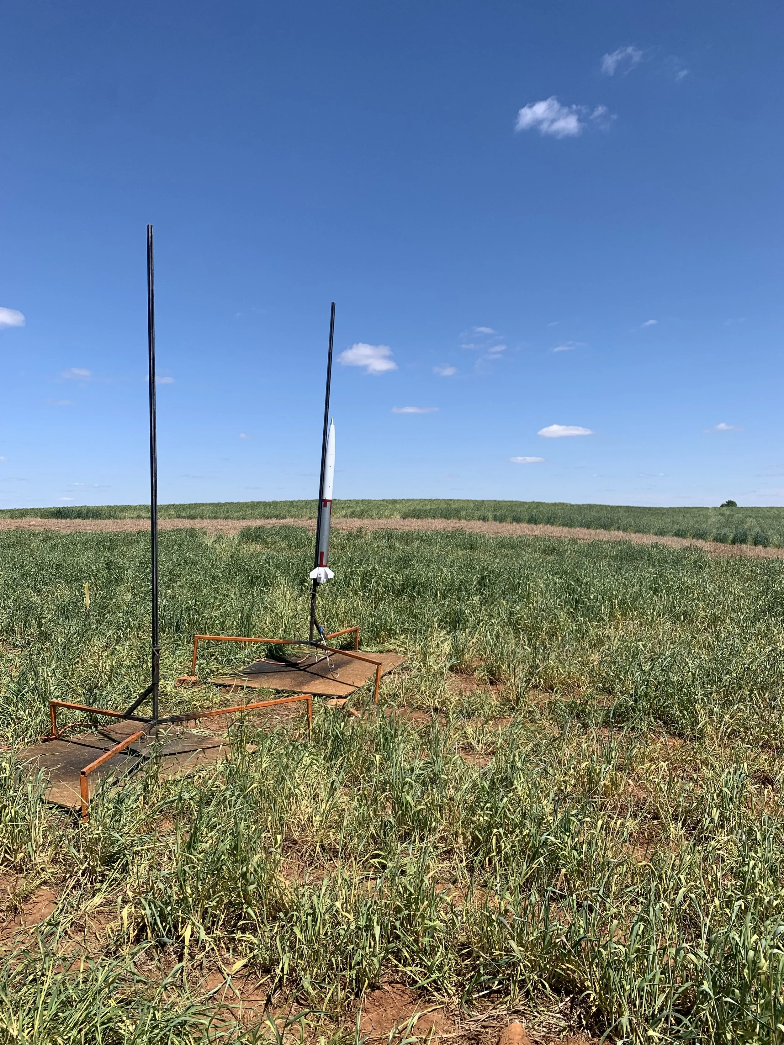 Harrier 2A on pad before flight two
