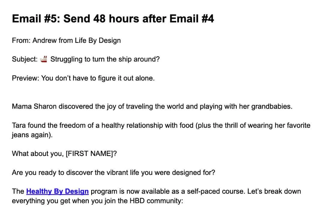 faith based email welcome sequence