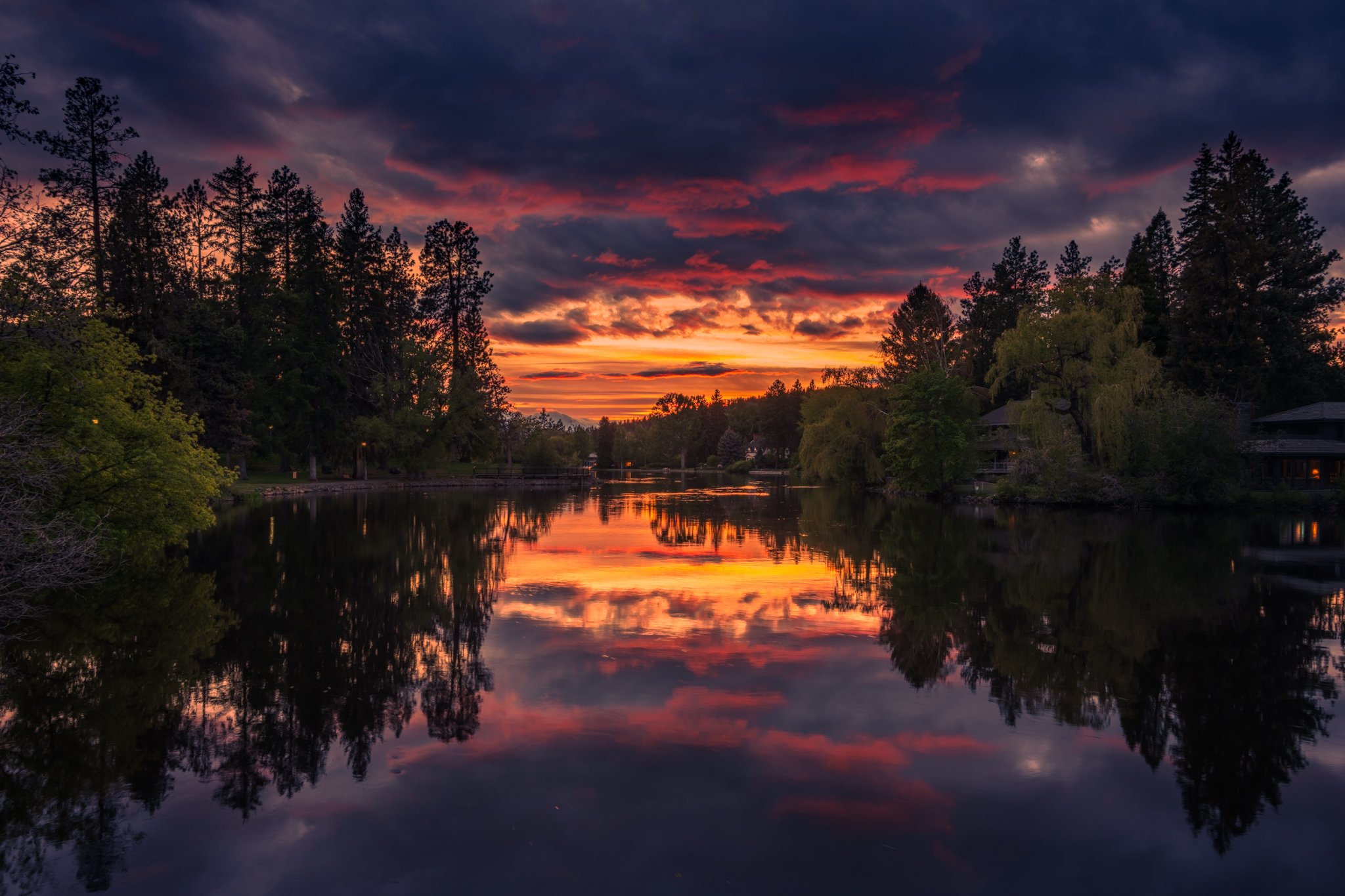Last Light at Mirror Pond