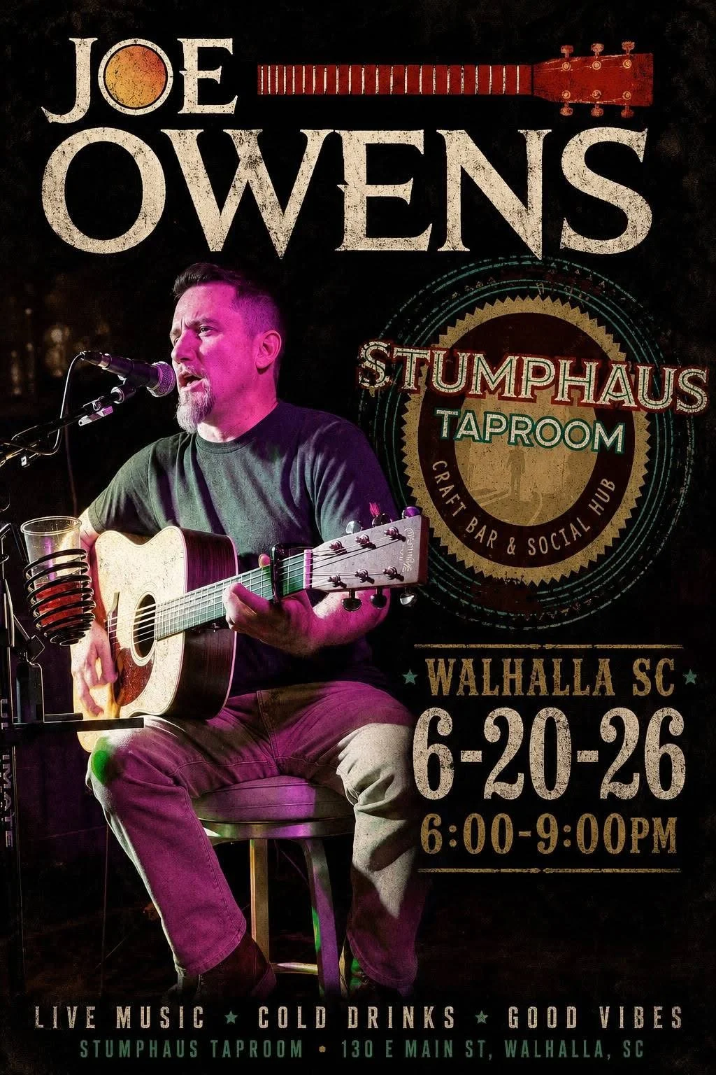 LIVE MUSIC Joe Owens