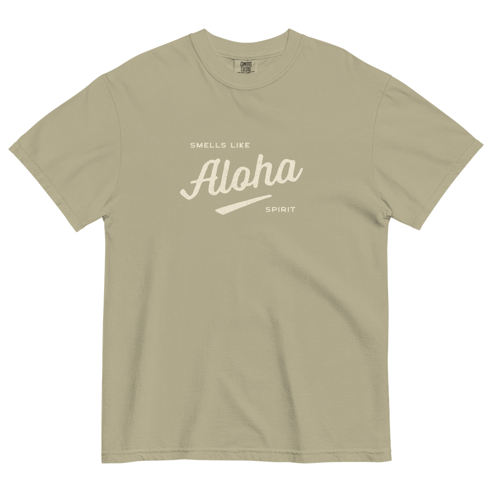 Smells Like Aloha Spirit Tee (Khaki)