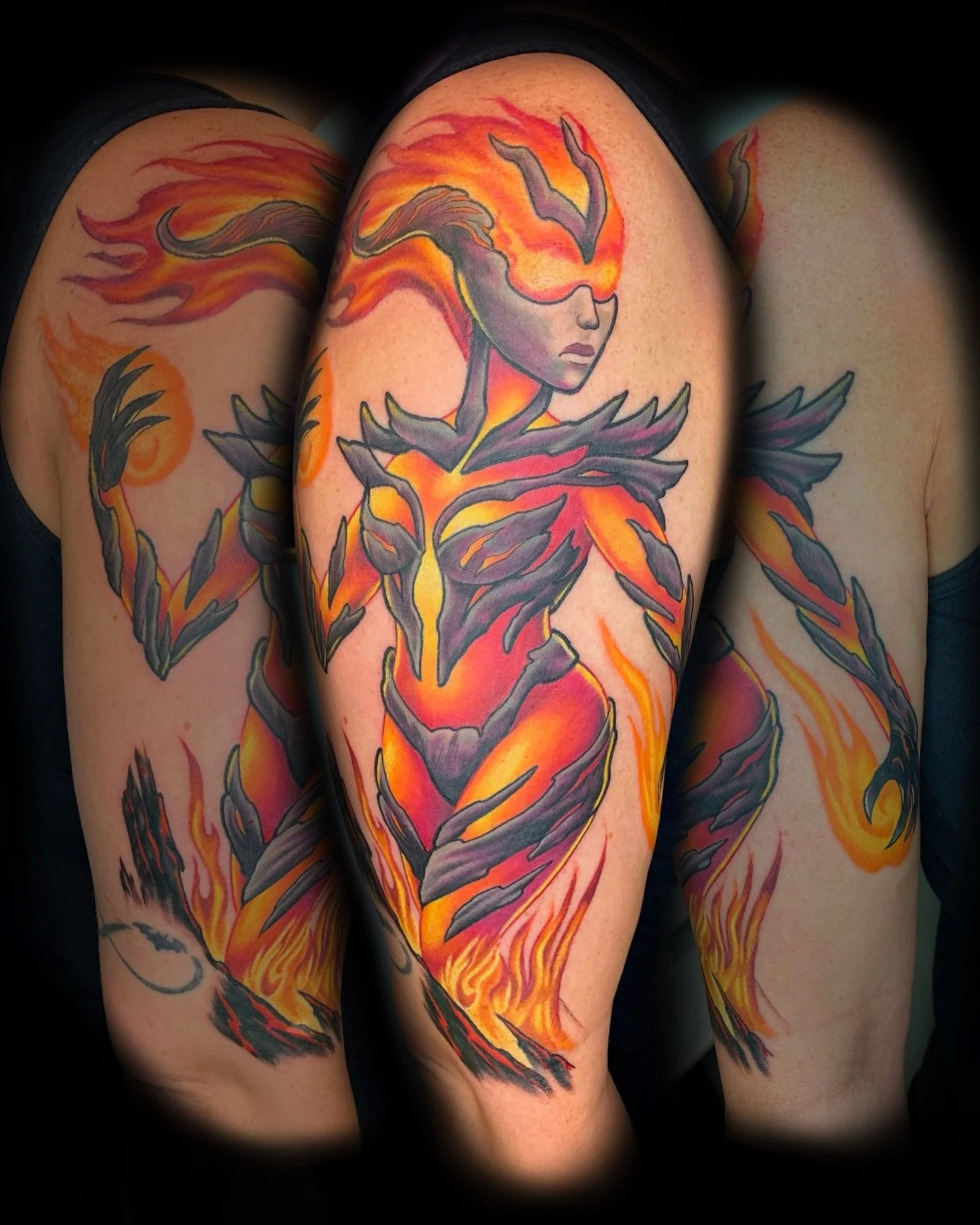 Stills from my Flame Atronach Tattoo.
.
.
.
#tattoo #skyrim #skyrimtattoo #flameatronach #color #colortattoo #gamerink #gamingtattoo #videogame #videogametattoo #pittsburgh #pittsburghtattooer #412