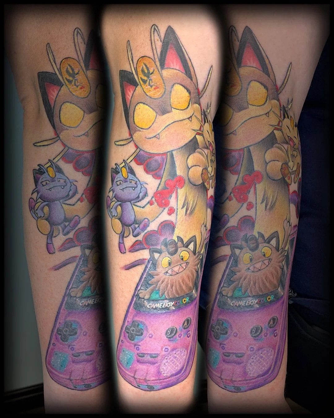 pokemon-gigantamax-meowth-gameboy-tattoo-aaron-new-leaf.jpg