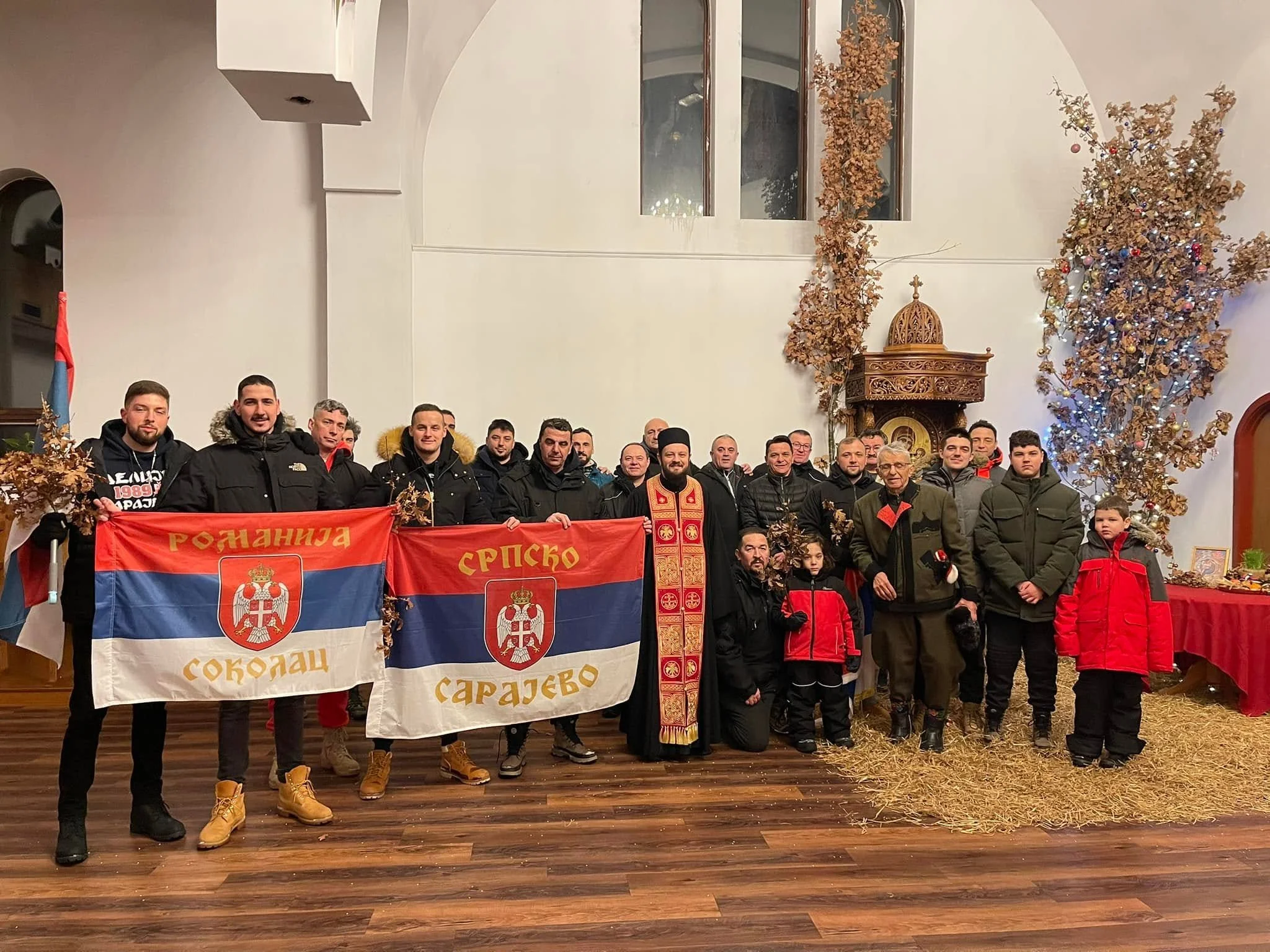 The First Communal Cutting of the Badnjak – The Beginning of a New Parish Tradition - Прво саборно усецање Бадњака – нова традиција наше парохије / January 6, 2025.
