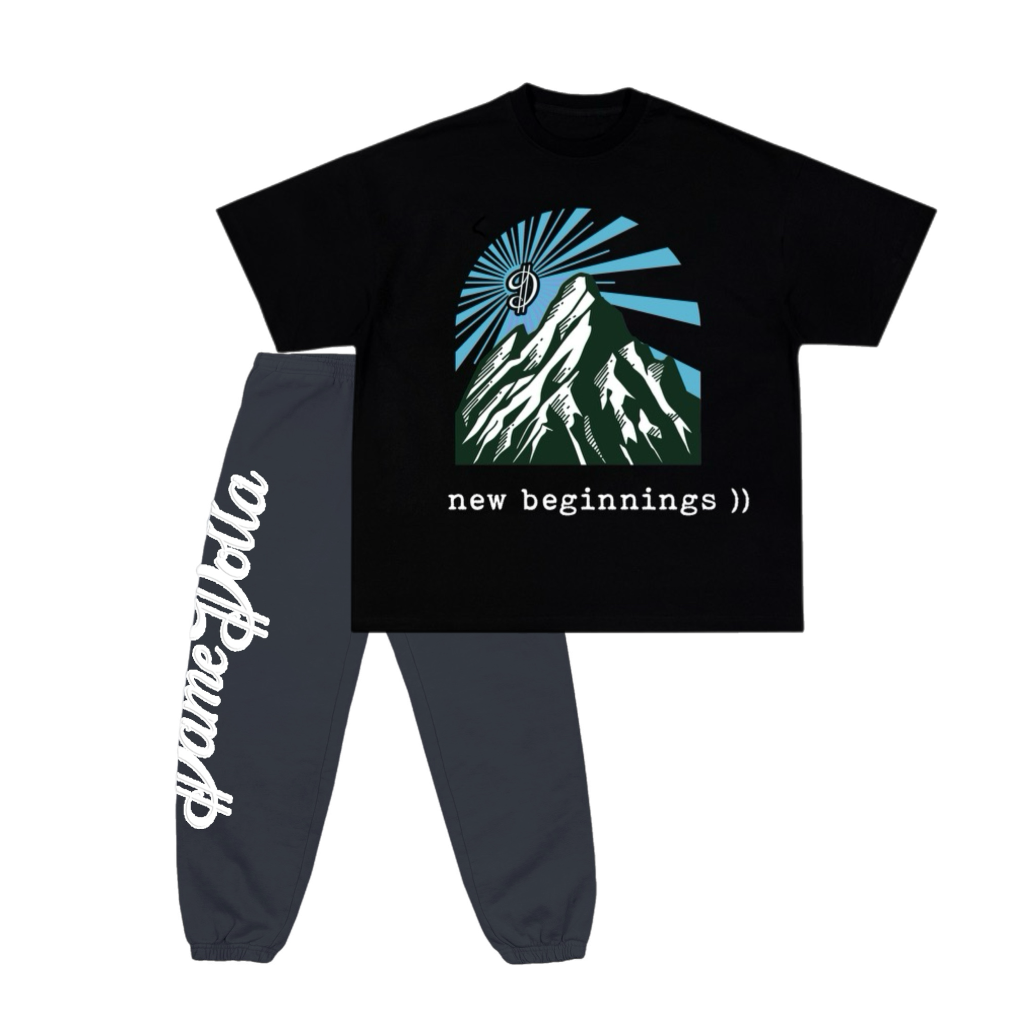 DAME D.O.L.L.A. NEW BEGINNINGS WORDS TEE — DAME DOLLA.