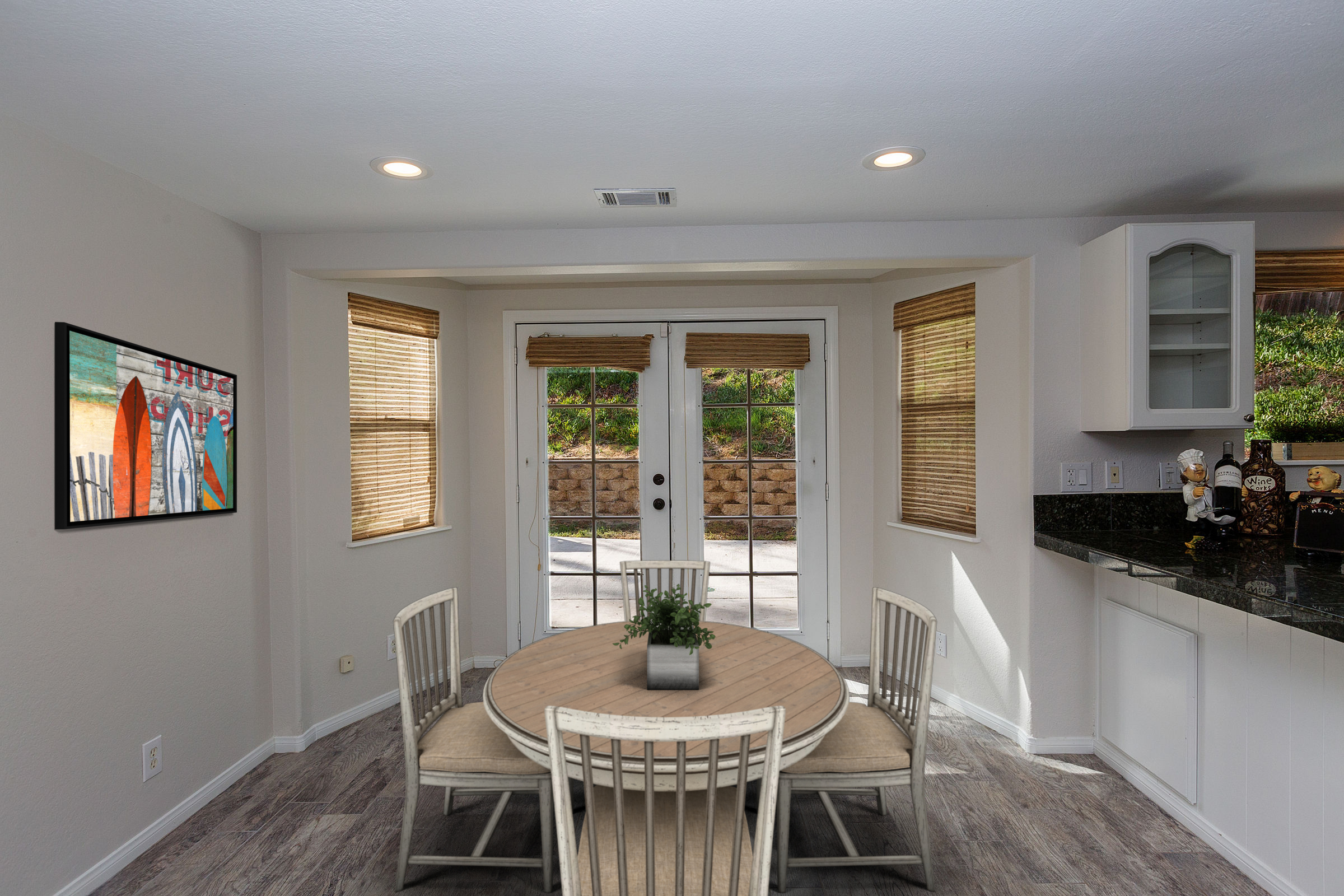 Virtually Staged Dining Area