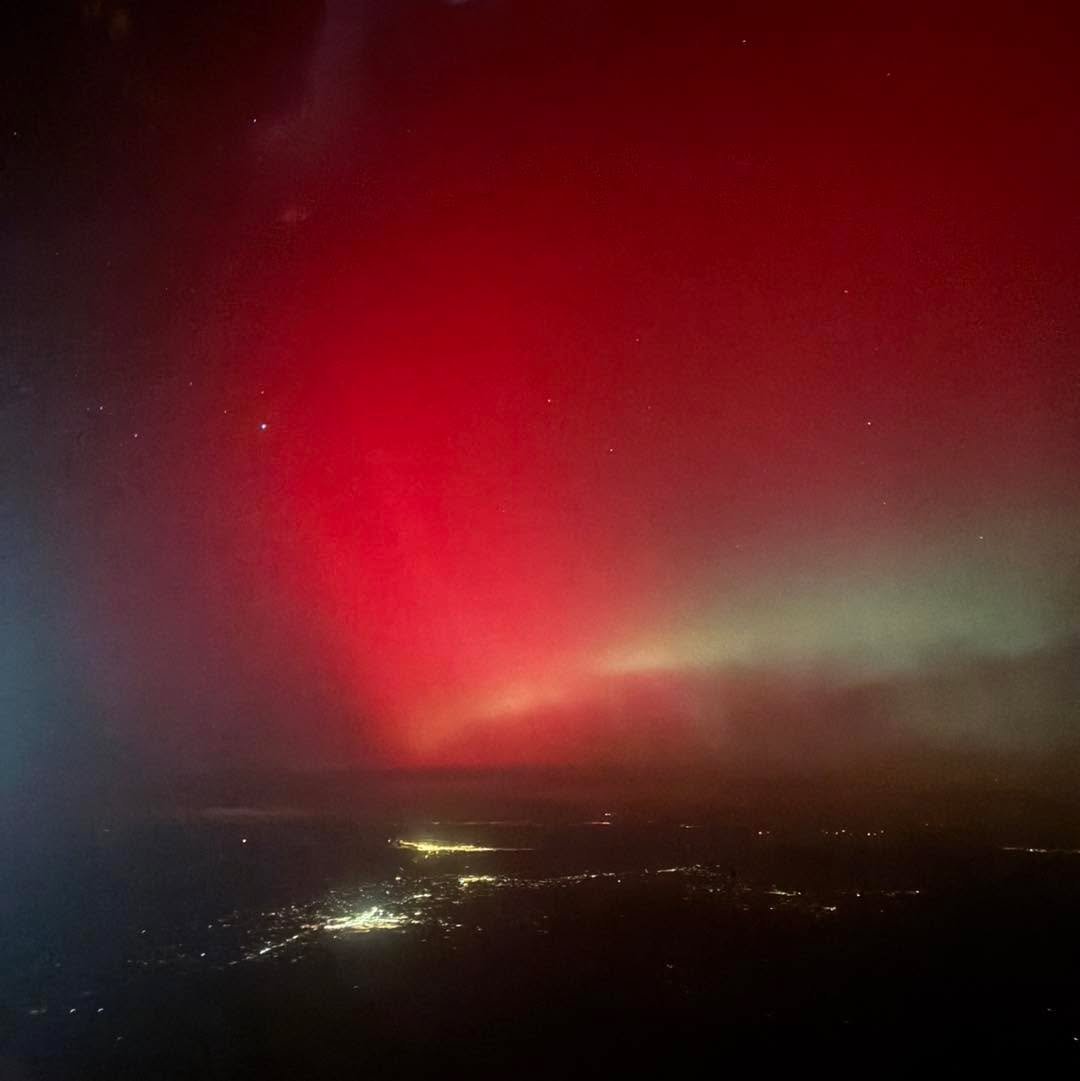 It was a good night for flying, as we headed back from the STAFDA Convention &amp; Trade Show. 😲 Anyone else catch the northern lights? 

Specialty Tools &amp; Fasteners Distributors Association (STAFDA)