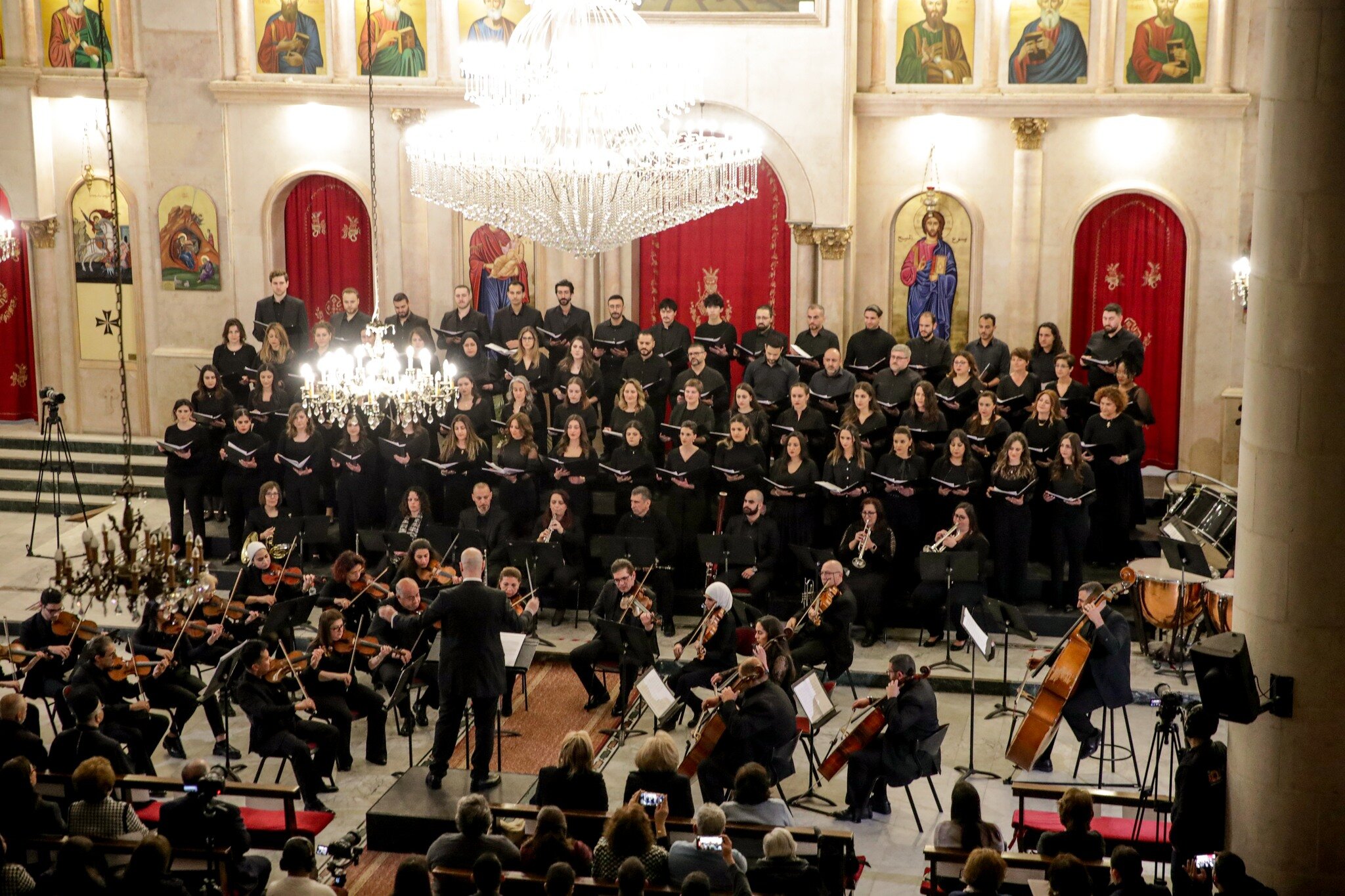 Some pictures from our last concert ❤
 ❤شوية صور من آخر حفلة
#MosaicaSingers #جوقة_موزاييكا #روائع_كلاسيكية
#mosaicasingsclassicalmasterpieces