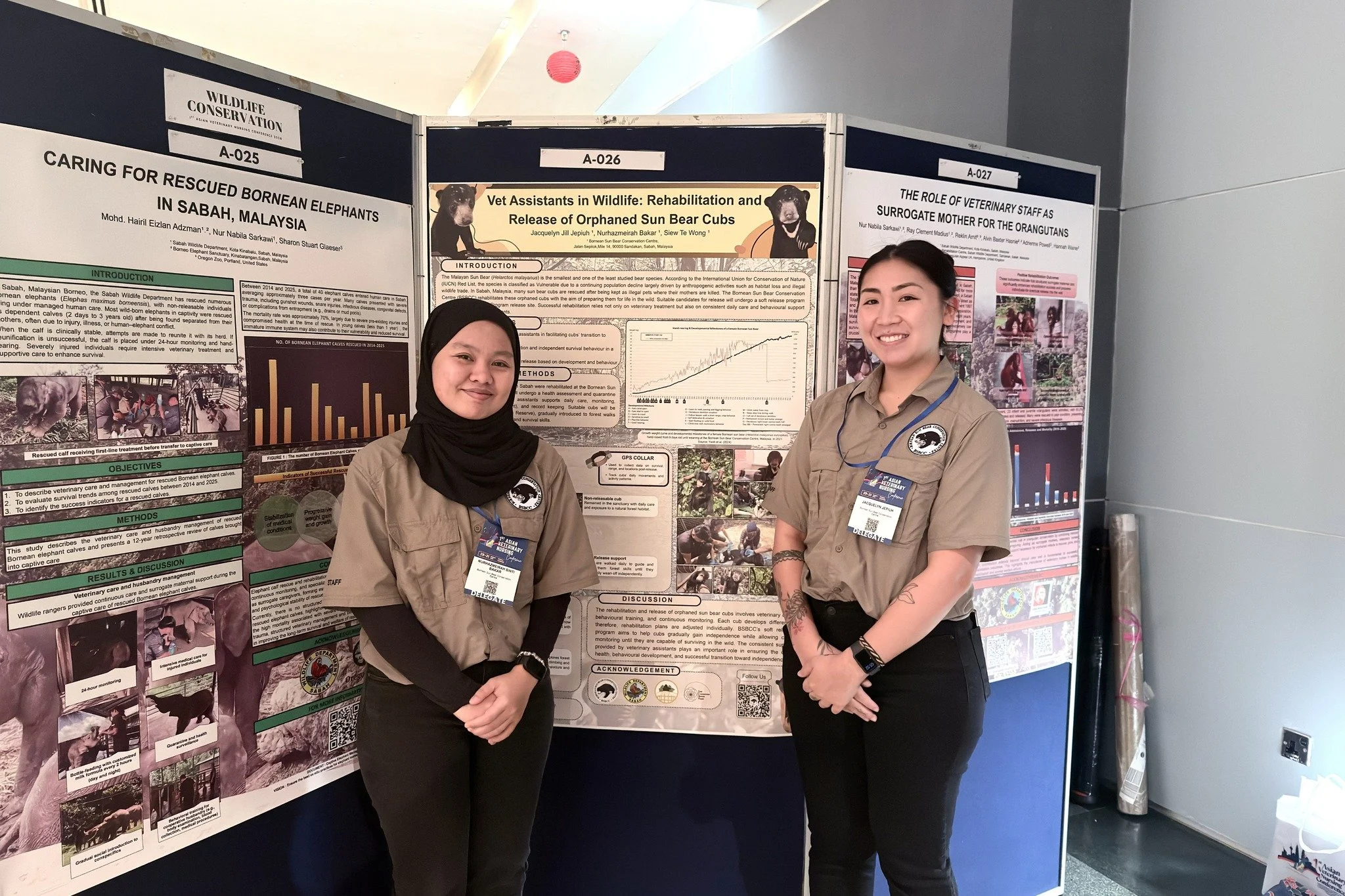 The Bornean Sun Bear Conservation Centre was honoured to participate in the 1st Asian Veterinary Nursing Conference 2026, held from 29 to 31 March 🐾

This conference provides a valuable platform for knowledge exchange, professional development, and 