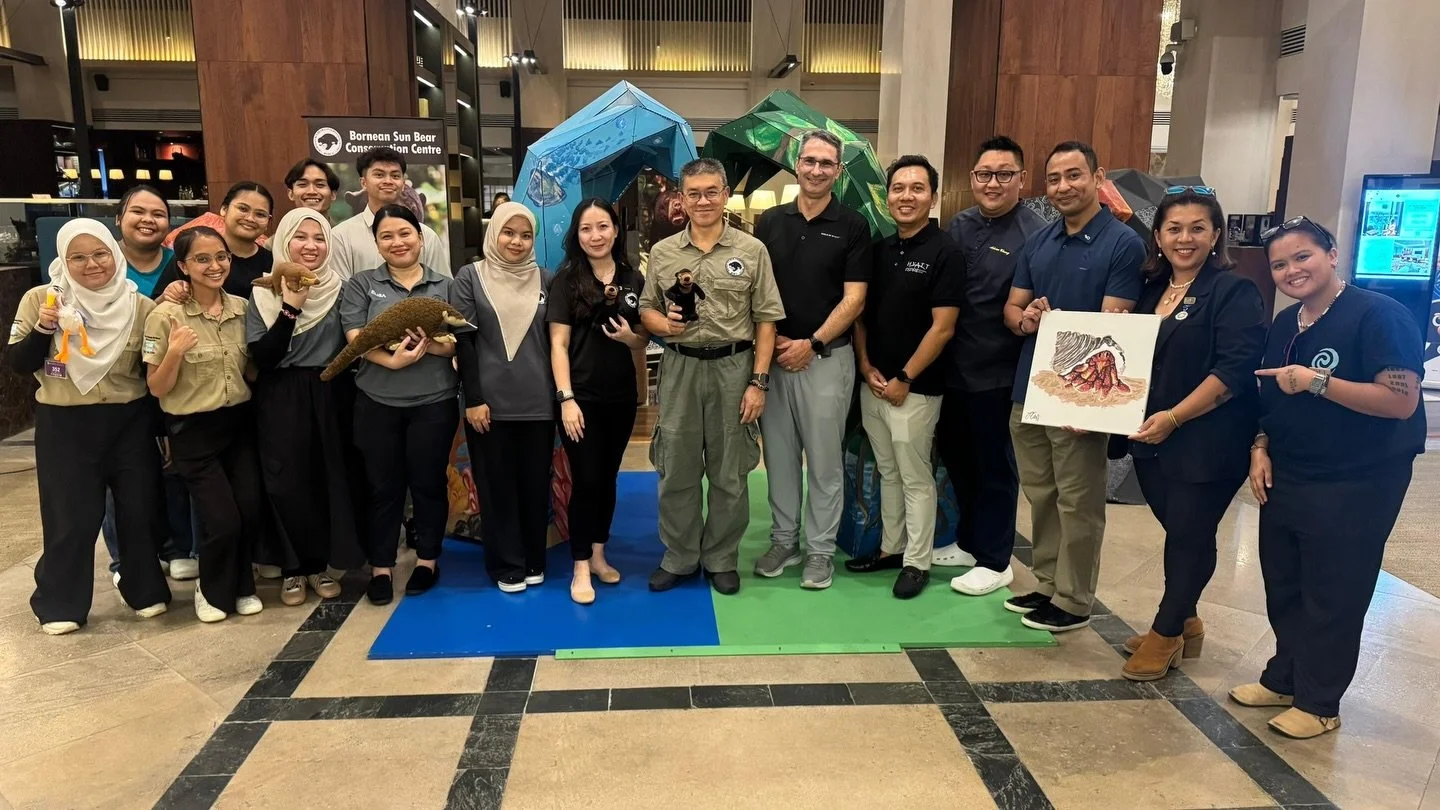 We are truly grateful for the invitation from Hyatt Regency Hotel @hyattregencykinabalu to host an exhibition at the hotel. This opportunity allows us to reach out to a wider audience, especially those who have never visited our centre. Through this 