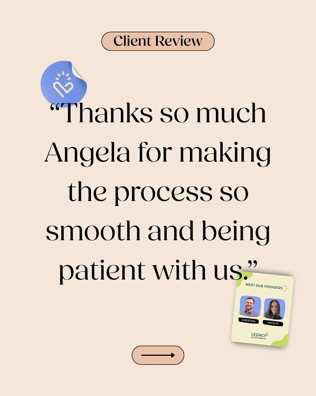Feeling grateful for kind words like these from Natalie 🤎 Designing with care and helping clients feel supported every step of the way is what Nuhaus Studio is all about.

Here&rsquo;s to bringing more visions to life - together ✨