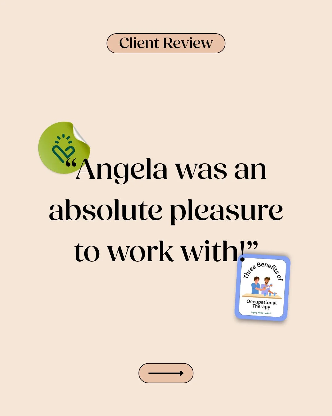 When strategy meets heart, the result speaks for itself.⁠
⁠
Loved guiding Legacy Allied Health through a full rebrand that reflects their care, warmth and professionalism. Hearing feedback like this reminds me why thoughtful design matters 🤎 Thanks 