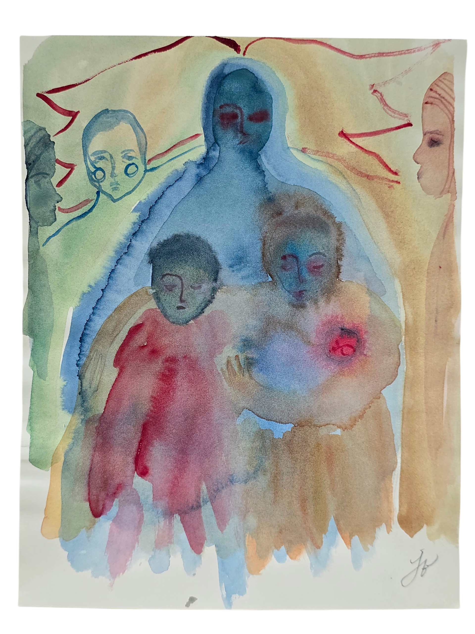 In a Different Realm: The first door on the right, 20*30cm ( the shadows you see in the corner of your soul are not shadows but angels keeping you safe)