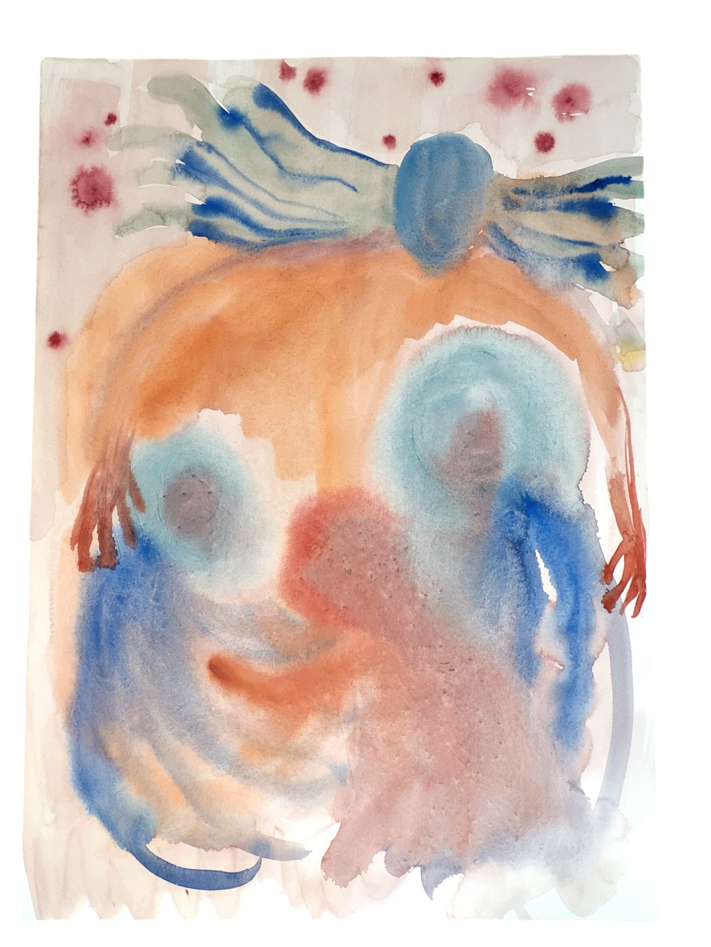 Another Kind of Hope. Fig. 4. Water, watercolor and crayon on 42*62cm
