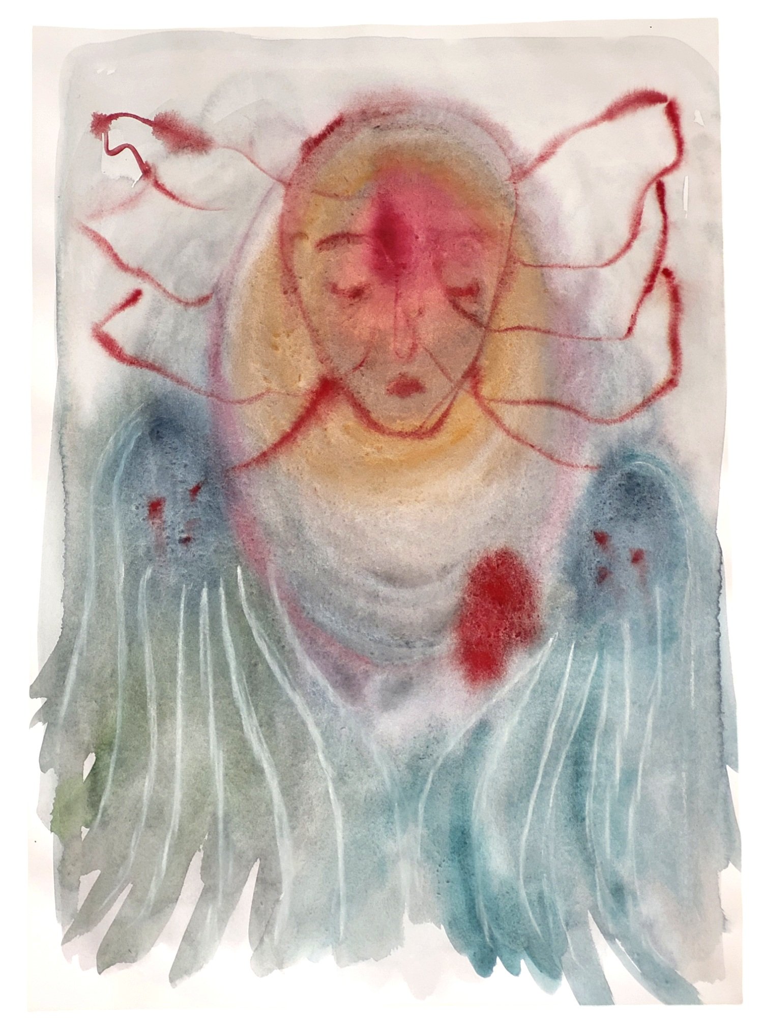 Another Kind of Hope. Fig. 5. Water, watercolor and crayon on 42*62cm