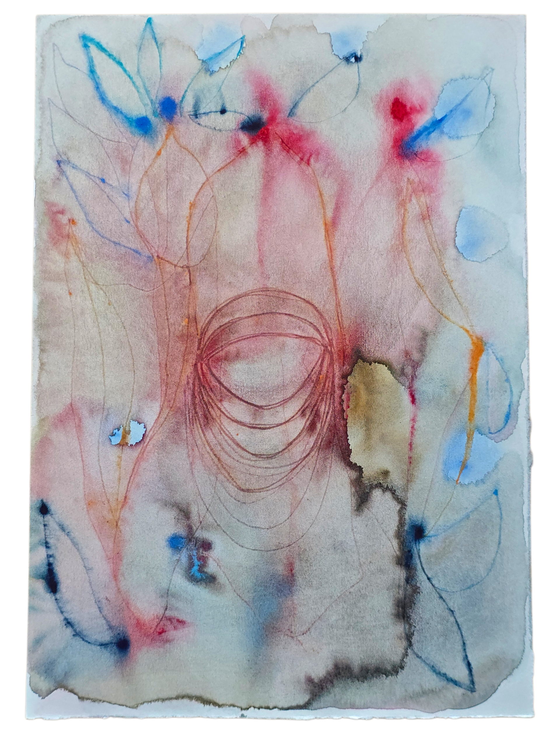 The Eye of Protection, 20*30cm on 220g paper
(a talisman, maybe, a magnet for protective forces)