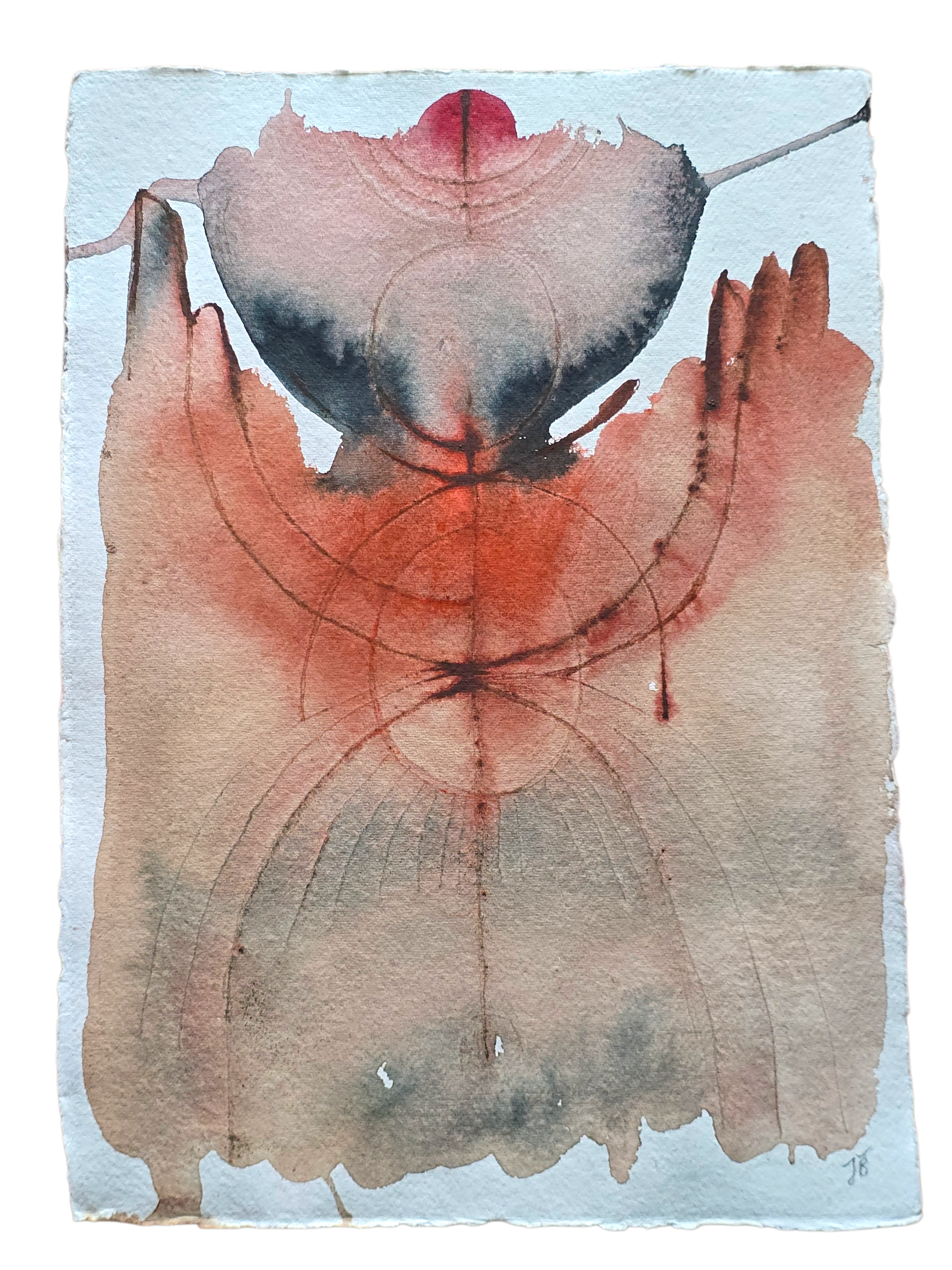 The World, ~30*40cm on handmade paper
( another form of independence, one that is interwoven in the luminous patterns of the world, a standing strong (like a tree), a sense of knowing (a strength, a force)