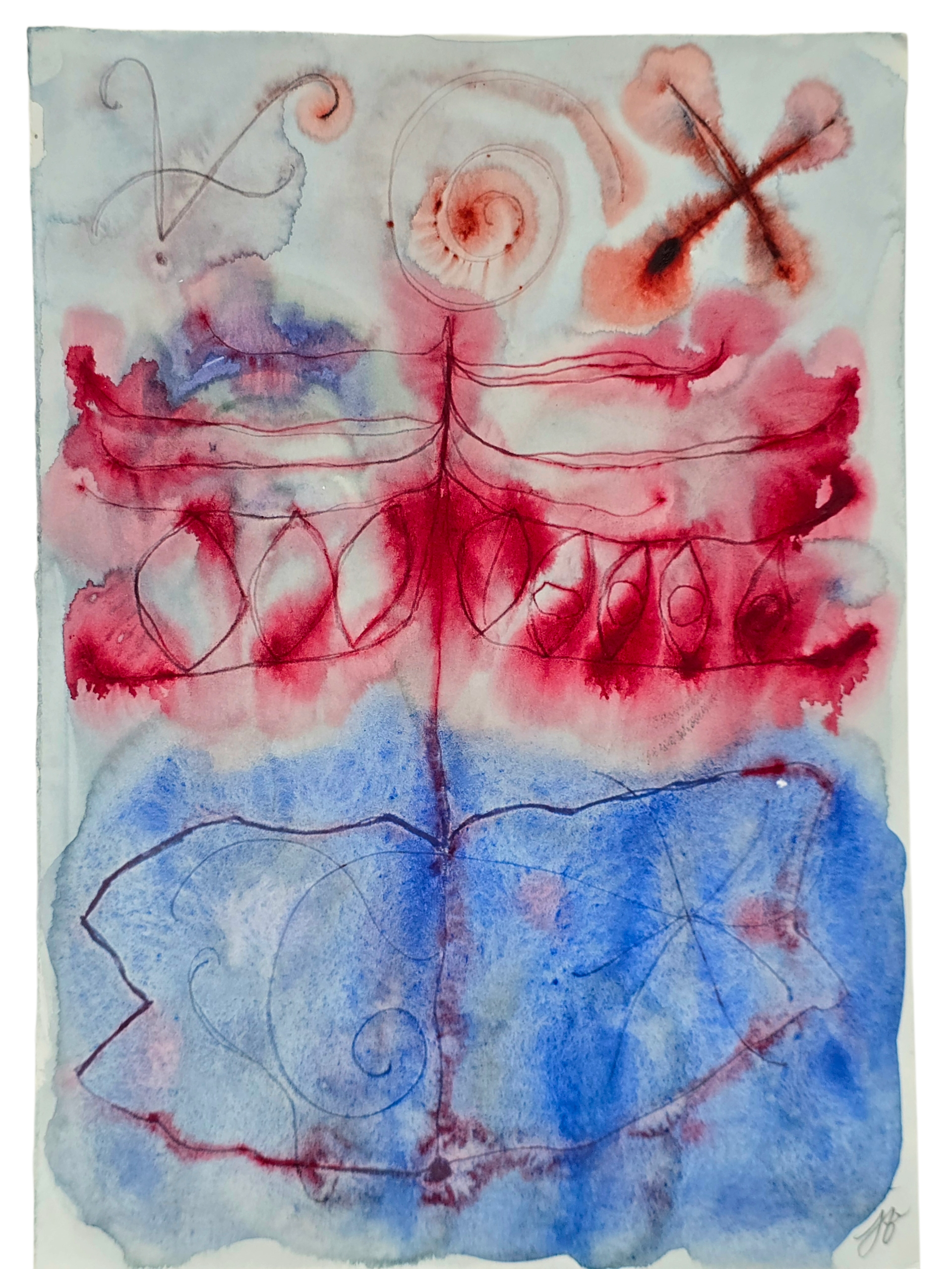 Did You Ever Dream of Blue, 20'30cm (the way you hold the tension and the balance of all that you sense and all you know to be true)