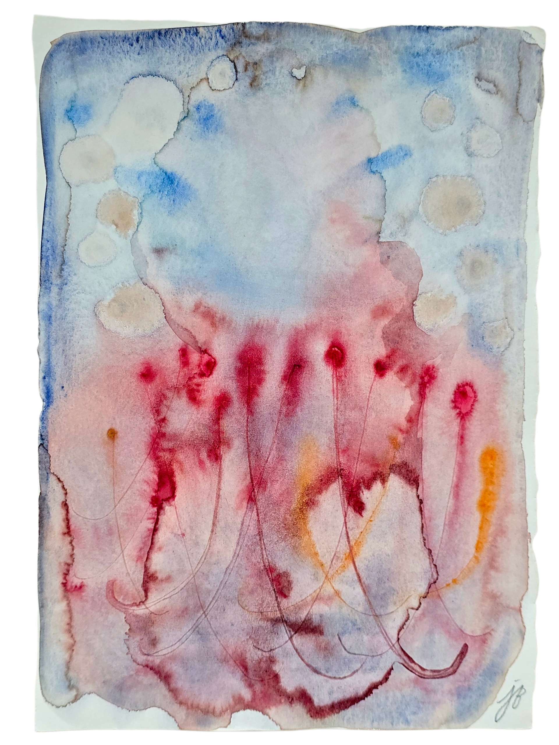 Waiting for the Missing Part, 20*30cm

(a painting with a blank center (what misses among blue?) - a space consciously left open for your thoughts to add their tint)