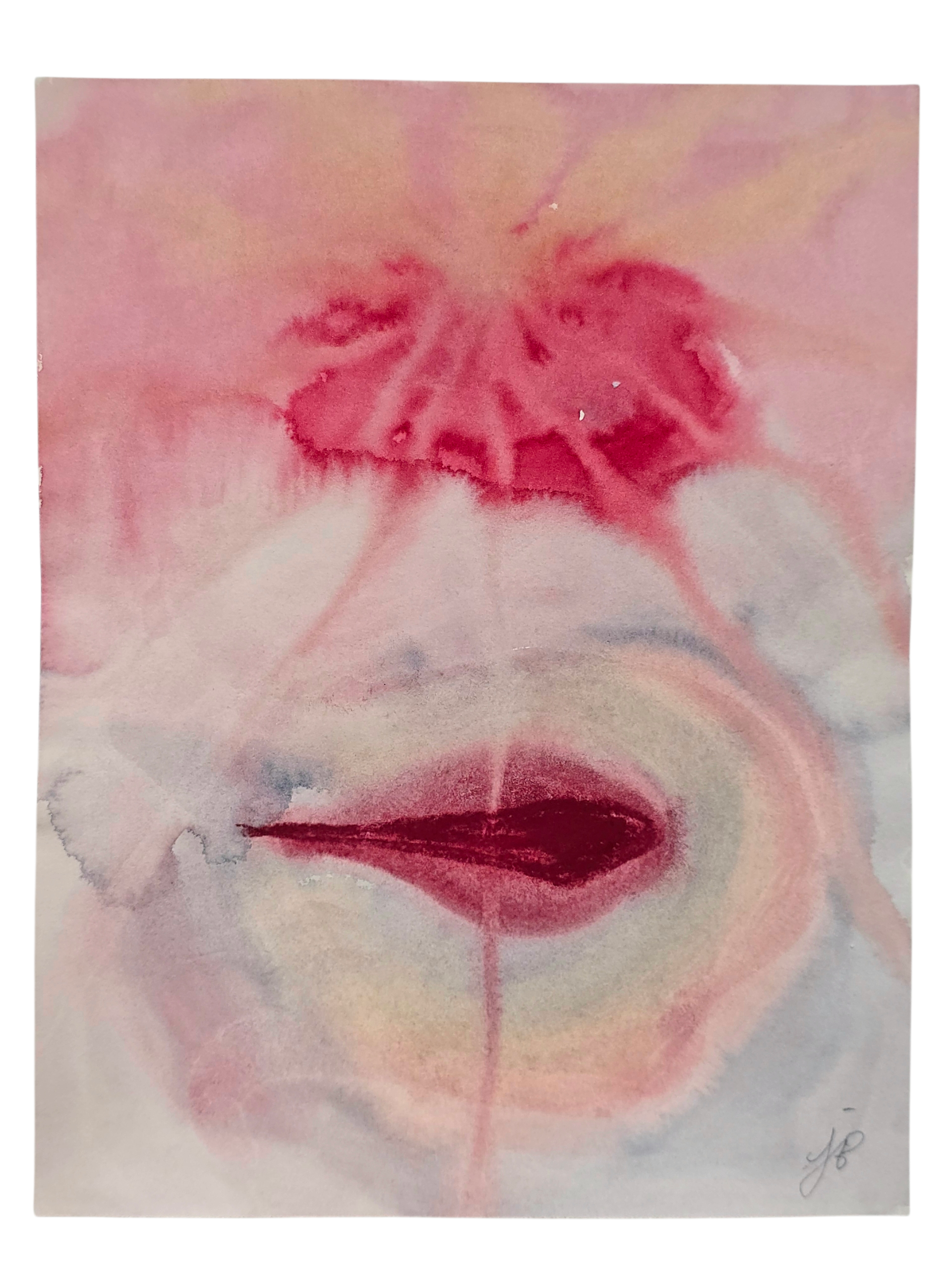 The interconnectedness of (   ), 20*30cm (a rise (maybe?) a door, a seed, a growing thing, a breathing thing, a living thing)