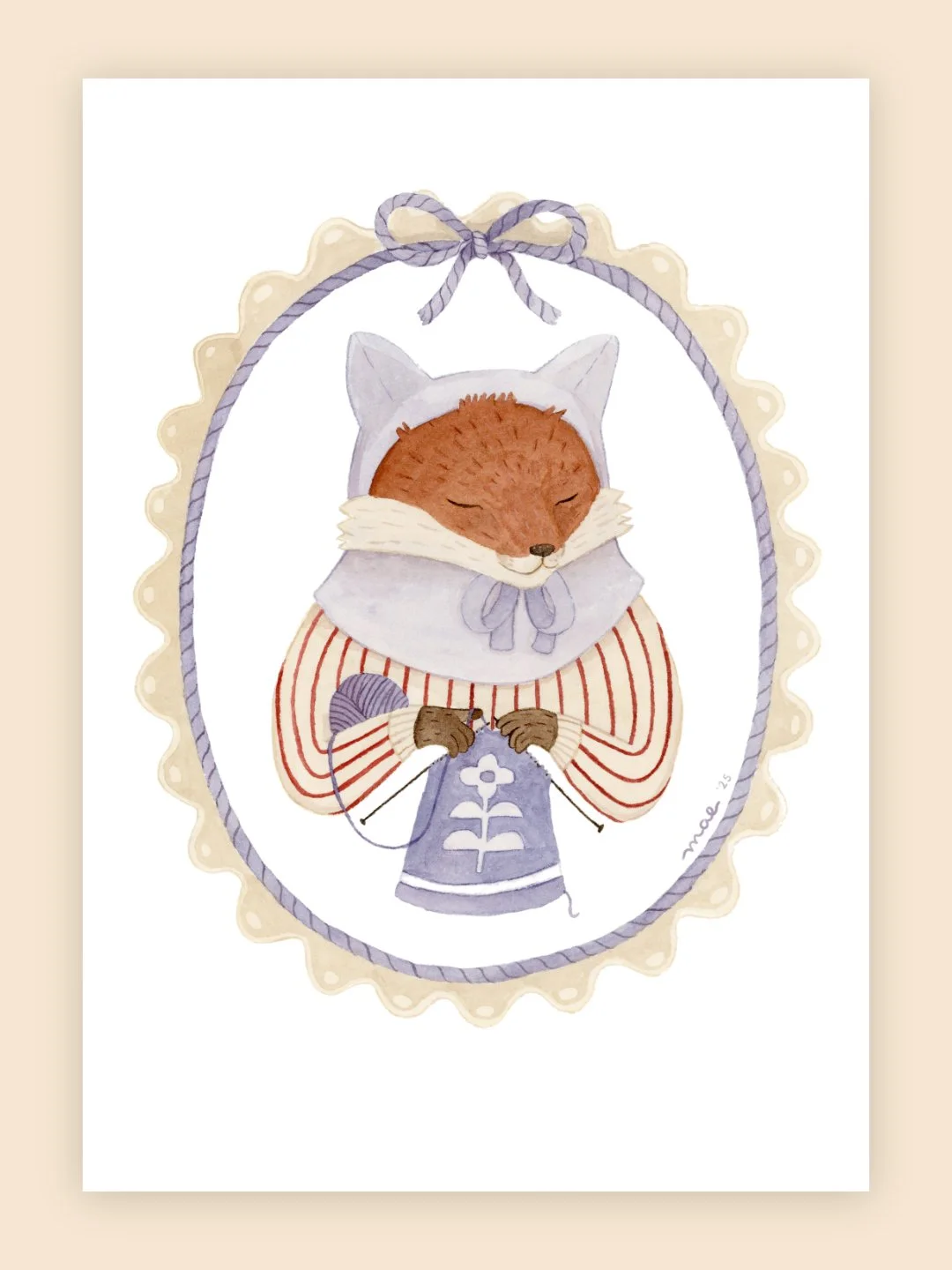 Le Renard qui tricote