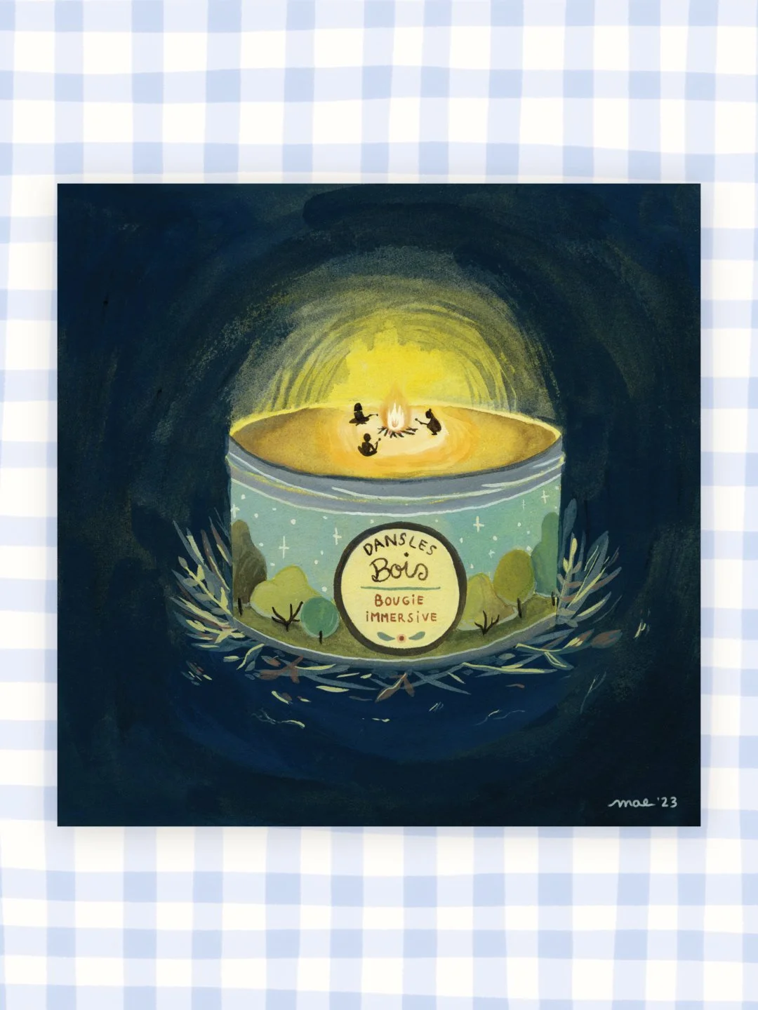 Soirée à la bougie 14,5 cm