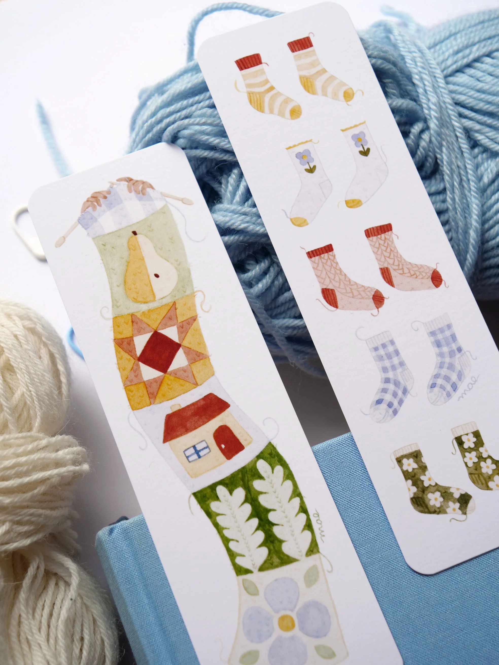 Lot Marque pages tricot 2.jpg