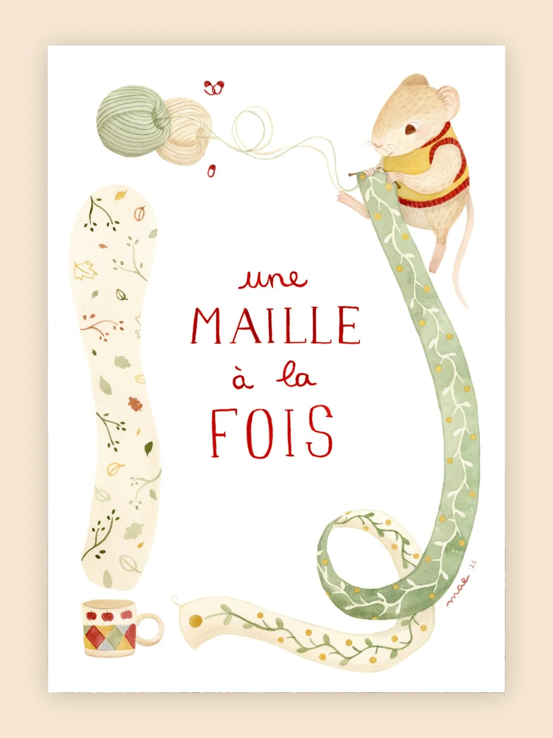 Poster Une Maille à la fois