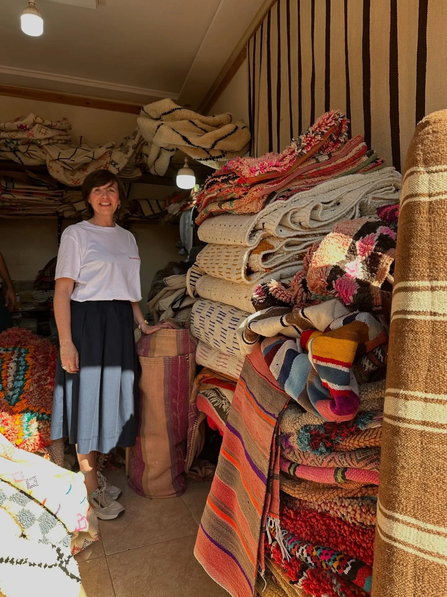 Volgende week zijn we weer terug in Marokko. Ik kijk er z&oacute; naar uit om weer terug te zijn :-) Wat er allemaal op de planning staat? 

- checken of het schaap nog altijd tussen de wol zit
- een bezoek aan het atelier van onze &lsquo;poufman&rsq