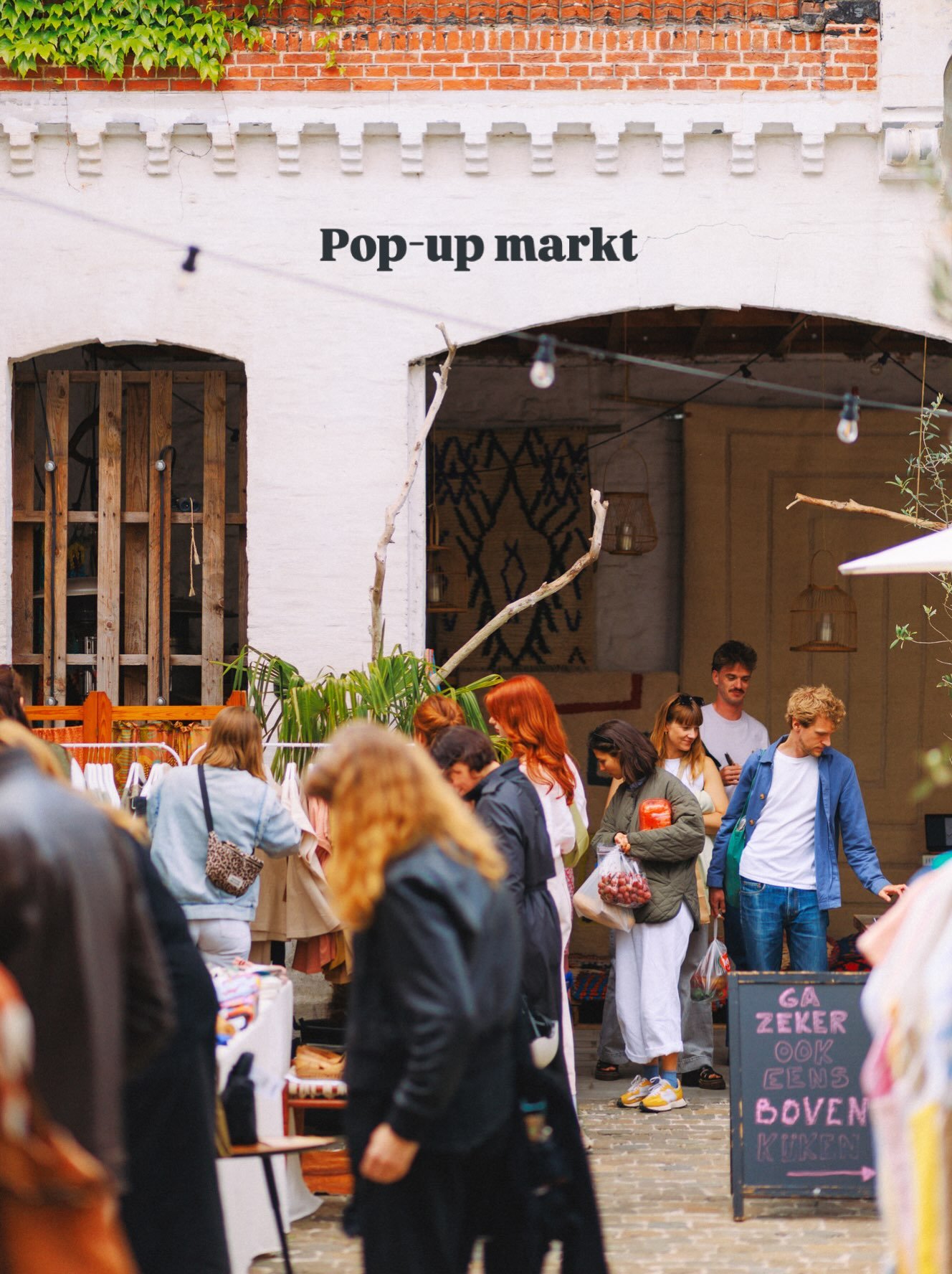 Meet de standhouders die er dit weekend bij zijn. De pop-up markt is elke keer een beetje anders

Jade van @le_botaniste_be zorgt voor lunch en apero all day. Kom genieten op het zonnige terras en blijven hangen mag

Debbie van @thecoolstuff_store ge