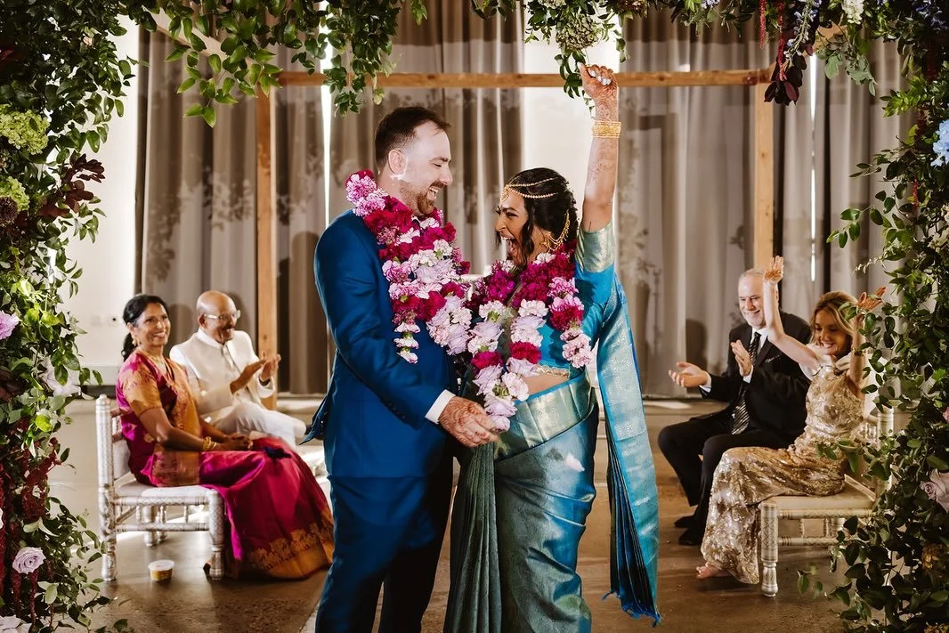 That just married, after a very long wait, feeling! ✨ 
⠀⠀⠀⠀⠀⠀⠀⠀⠀
It&rsquo;s hard to play favorites in an industry like ours but 👀🤫 Josh and Shruthi are at the top of the list! 
⠀⠀⠀⠀⠀⠀⠀⠀⠀
PHOTO @hayleyhuotari 
VIDEO @voyageurmotionpictures 
VENUE @m