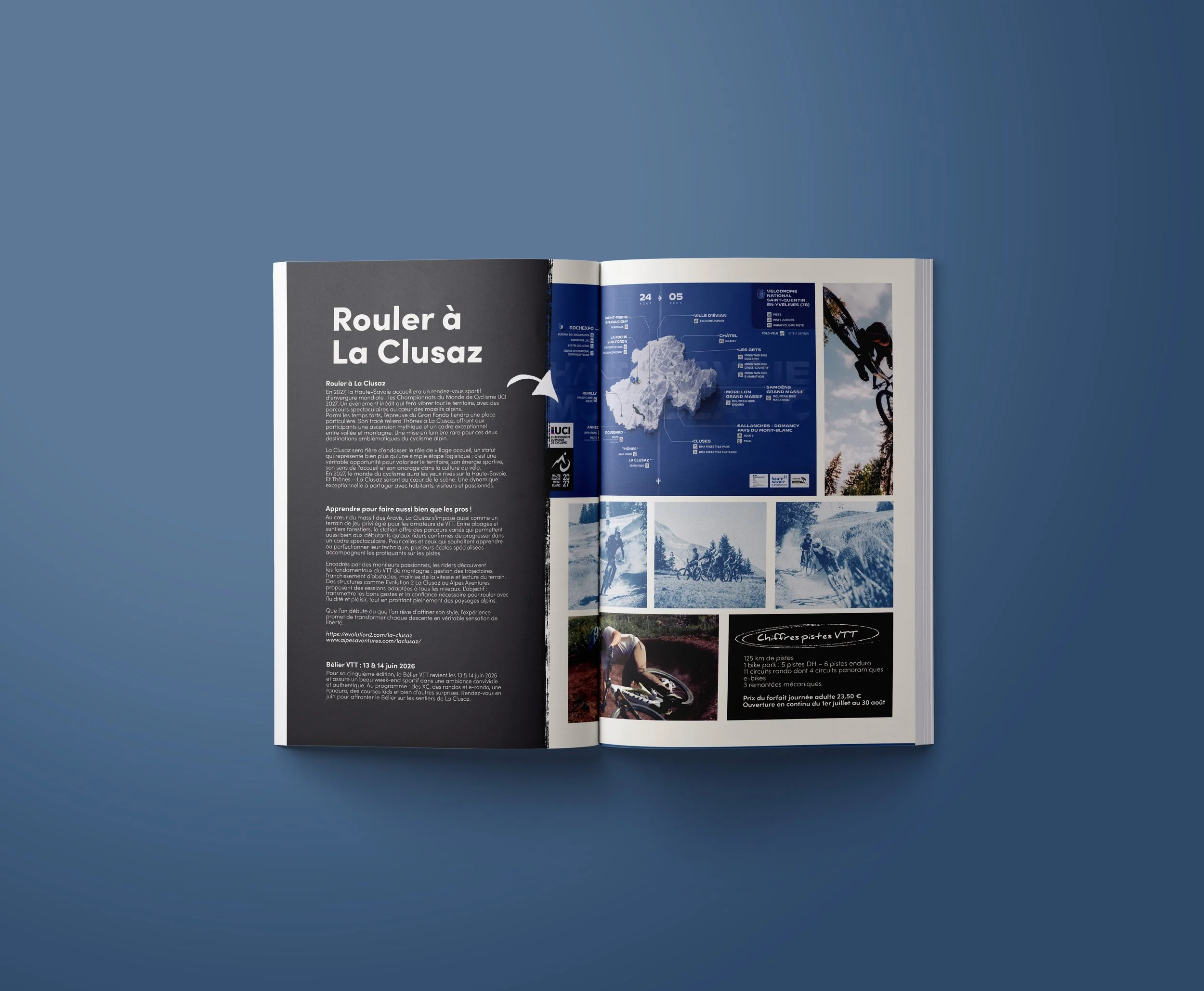 Dossier de presse été 2026 pour la station de ski La Clusaz en Haute Savoie France.