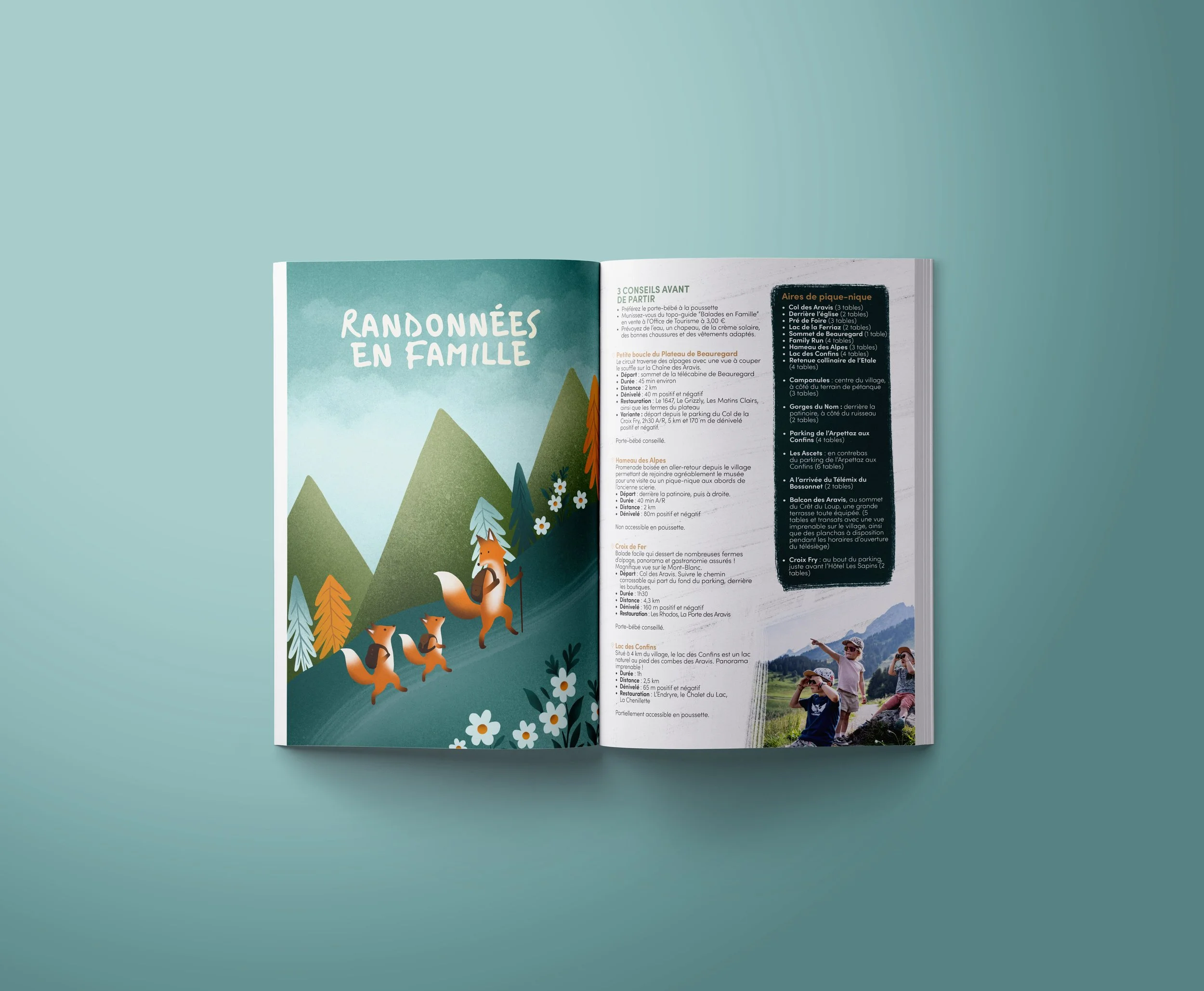 Guide Famille +, un guide pour specialement fait pour les activités en famille à La Clusaz.
