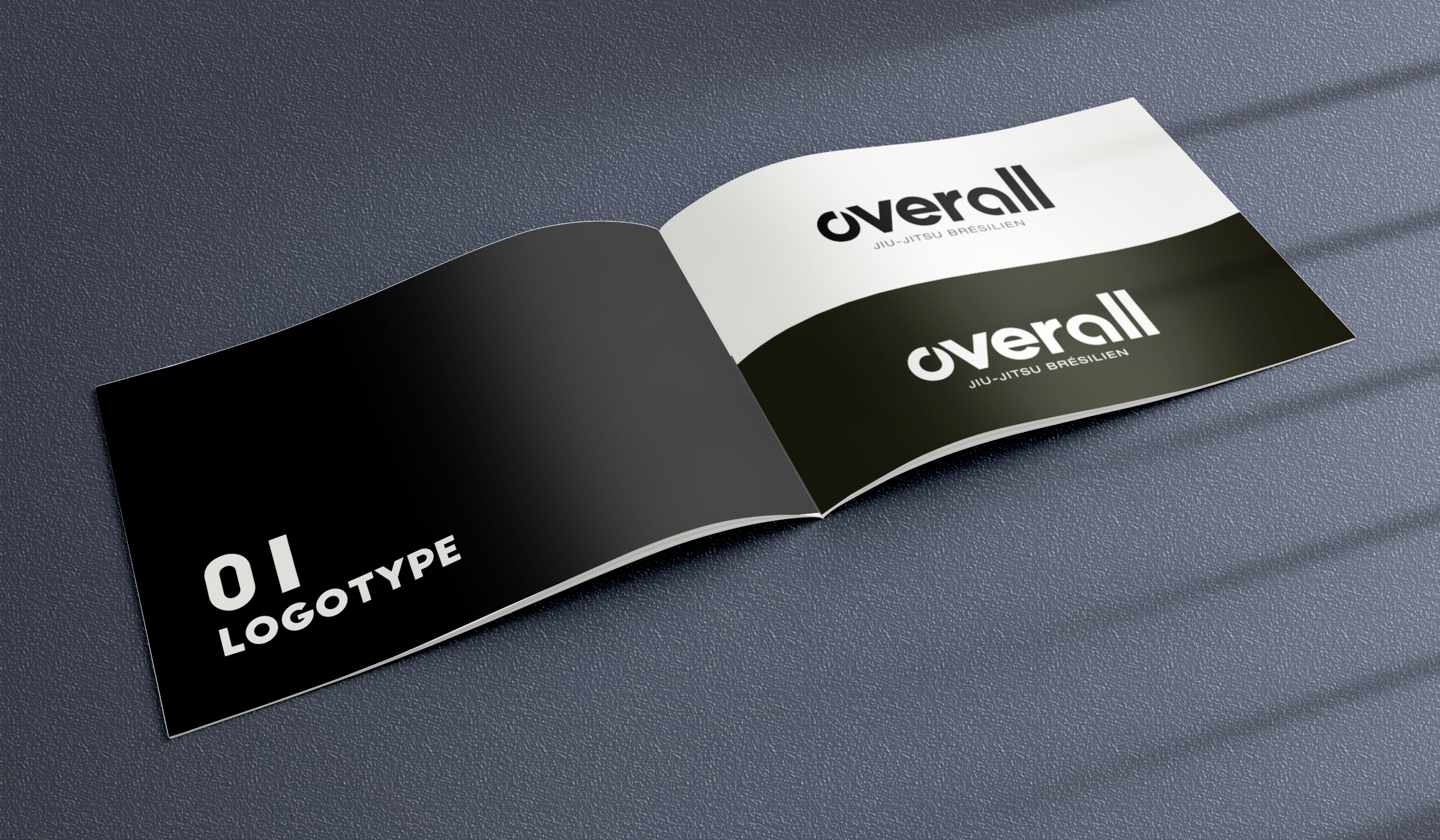 Charte graphique du club de Jiu Jitsu Brésilien Overall.